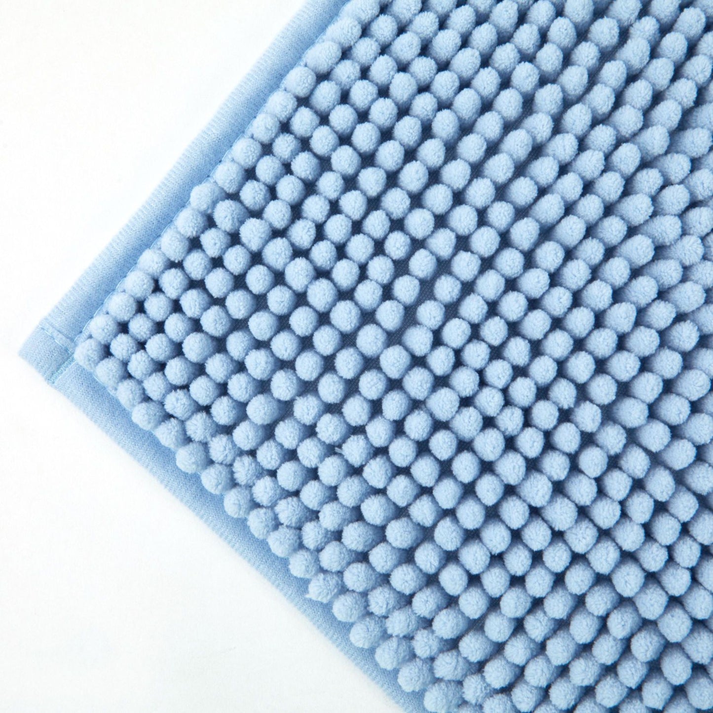 Noodle Blue Soft Touch Non-Slip Bath Mat