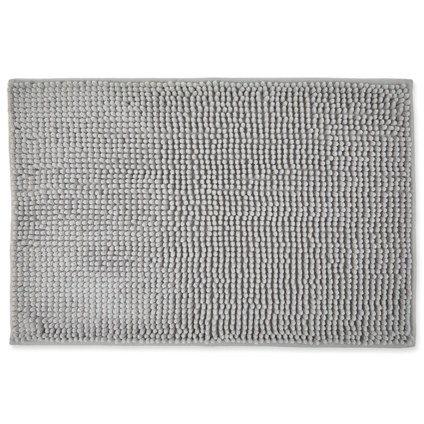 Noodle Silver Soft Touch Non-Slip Bath Mat