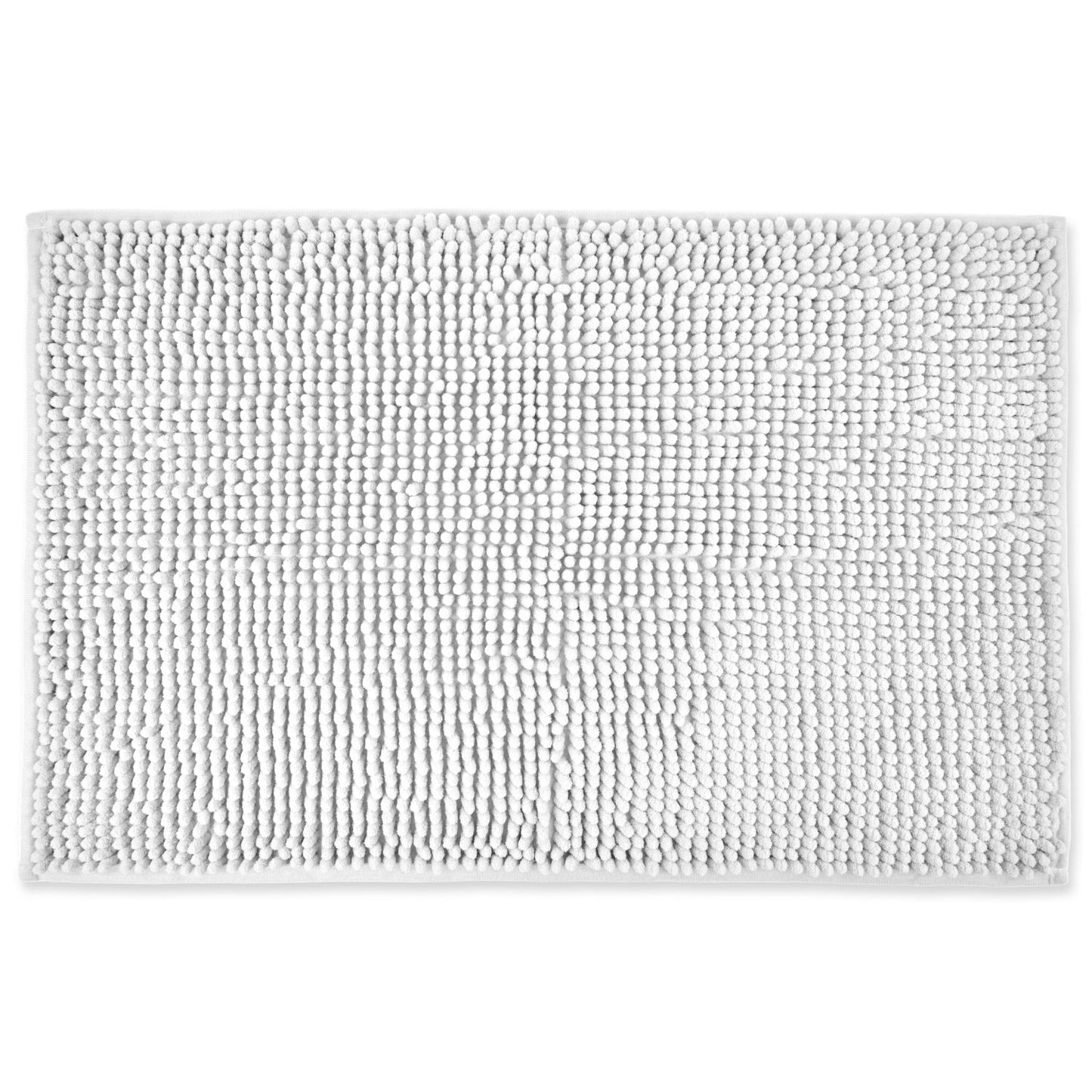 Noodle White Soft Touch Non-Slip Bath Mat