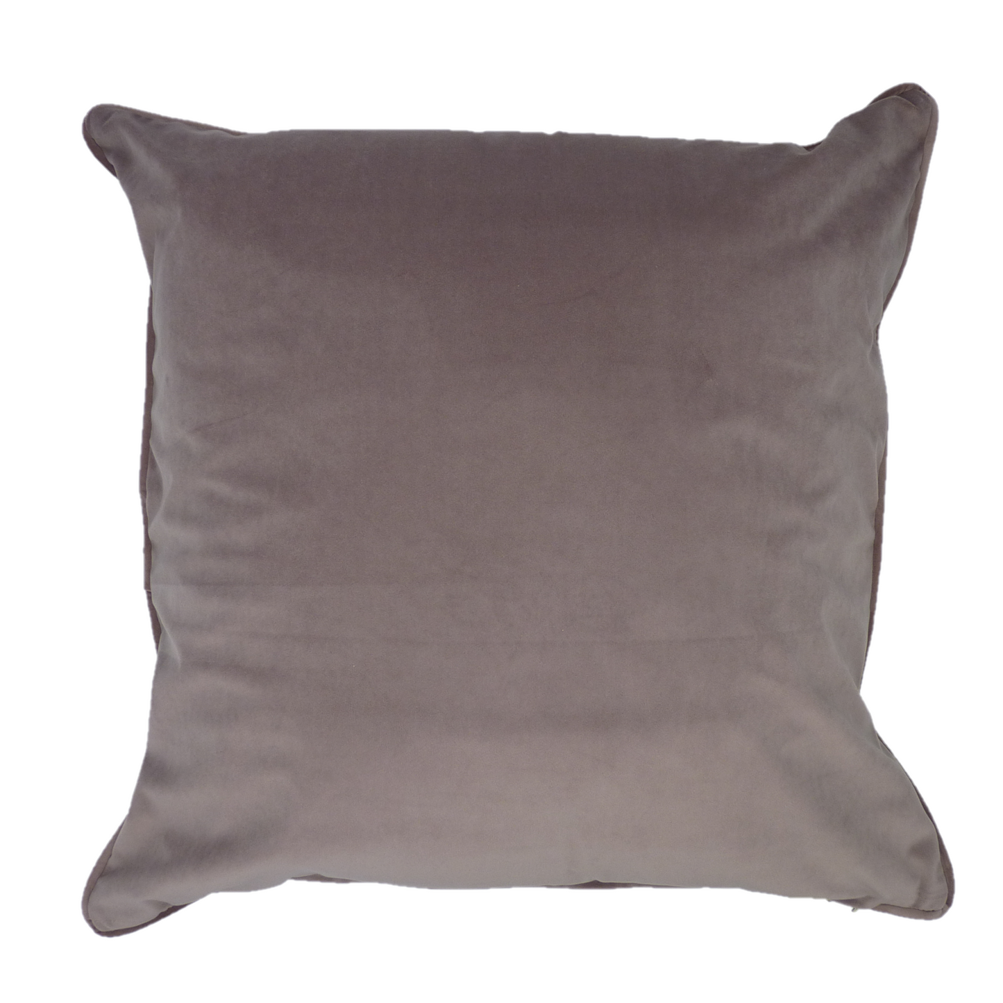 Nikabar Pink Rosehip Spice Tropical Leaf Velvet Cushion (60cm x 60cm)