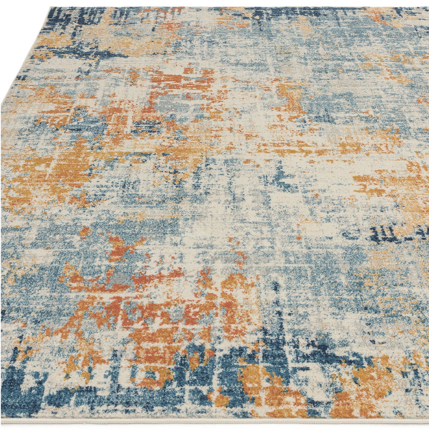 Nova Illusion Ochre Blue NV39 Rug