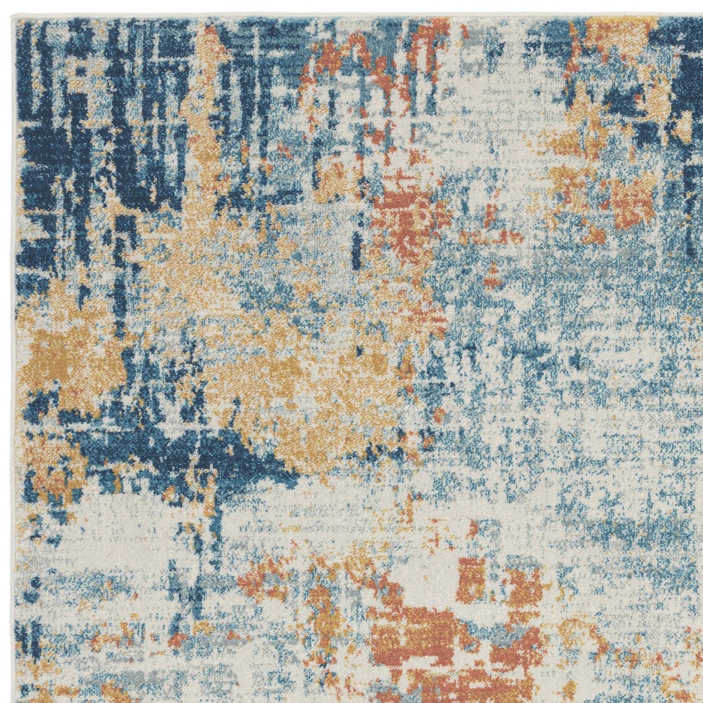 Nova Illusion Ochre Blue NV39 Rug