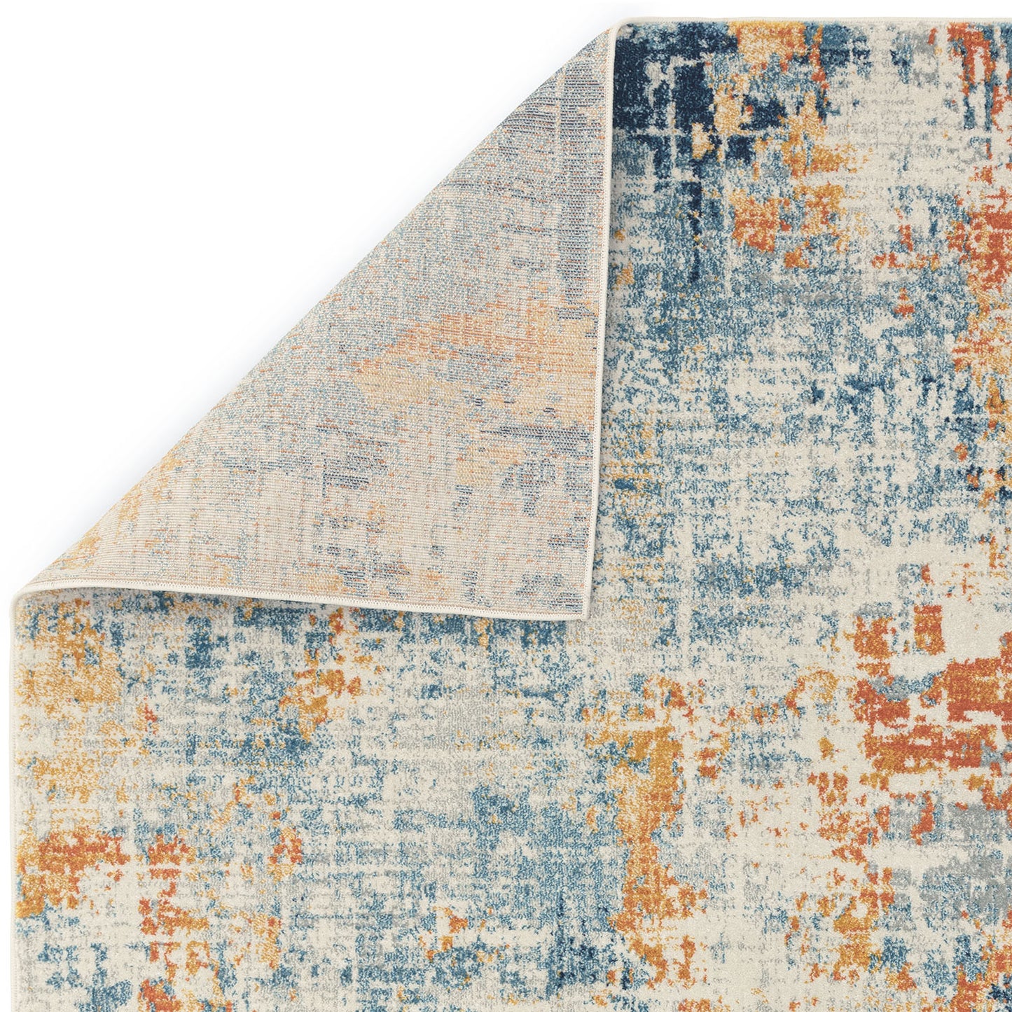 Nova Illusion Ochre Blue NV39 Rug