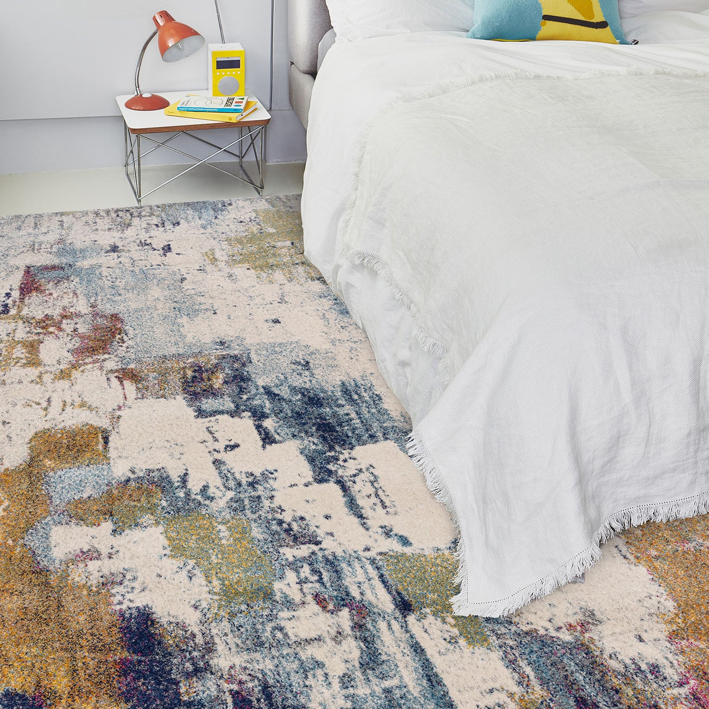 Nova NV22 Abstract Mustard Multi Rug