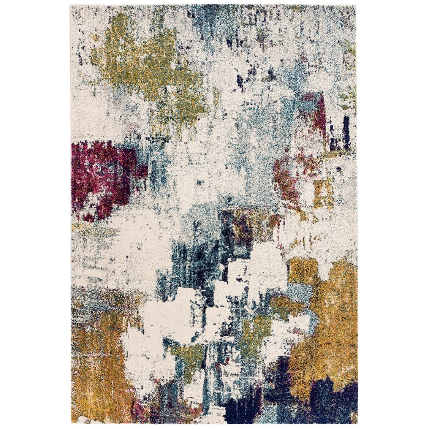 Nova NV22 Abstract Mustard Multi Rug