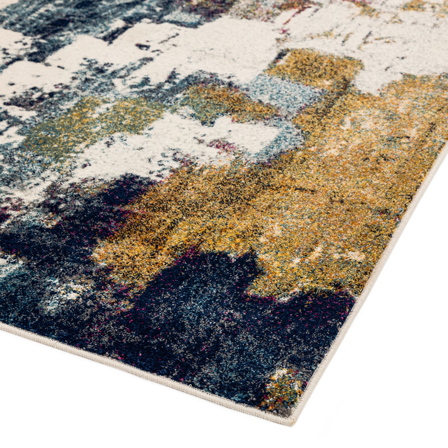 Nova NV22 Abstract Mustard Multi Rug