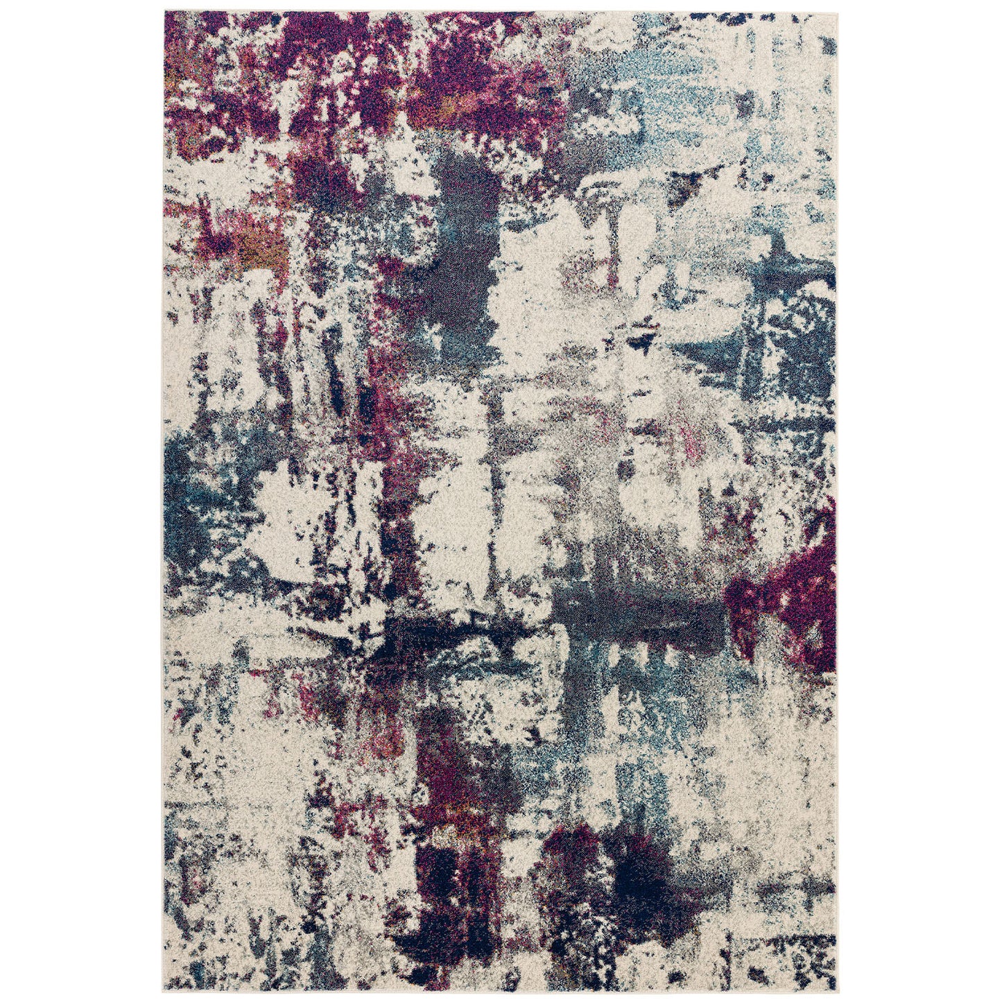 Nova NV23 Abstract Navy Multi Rug