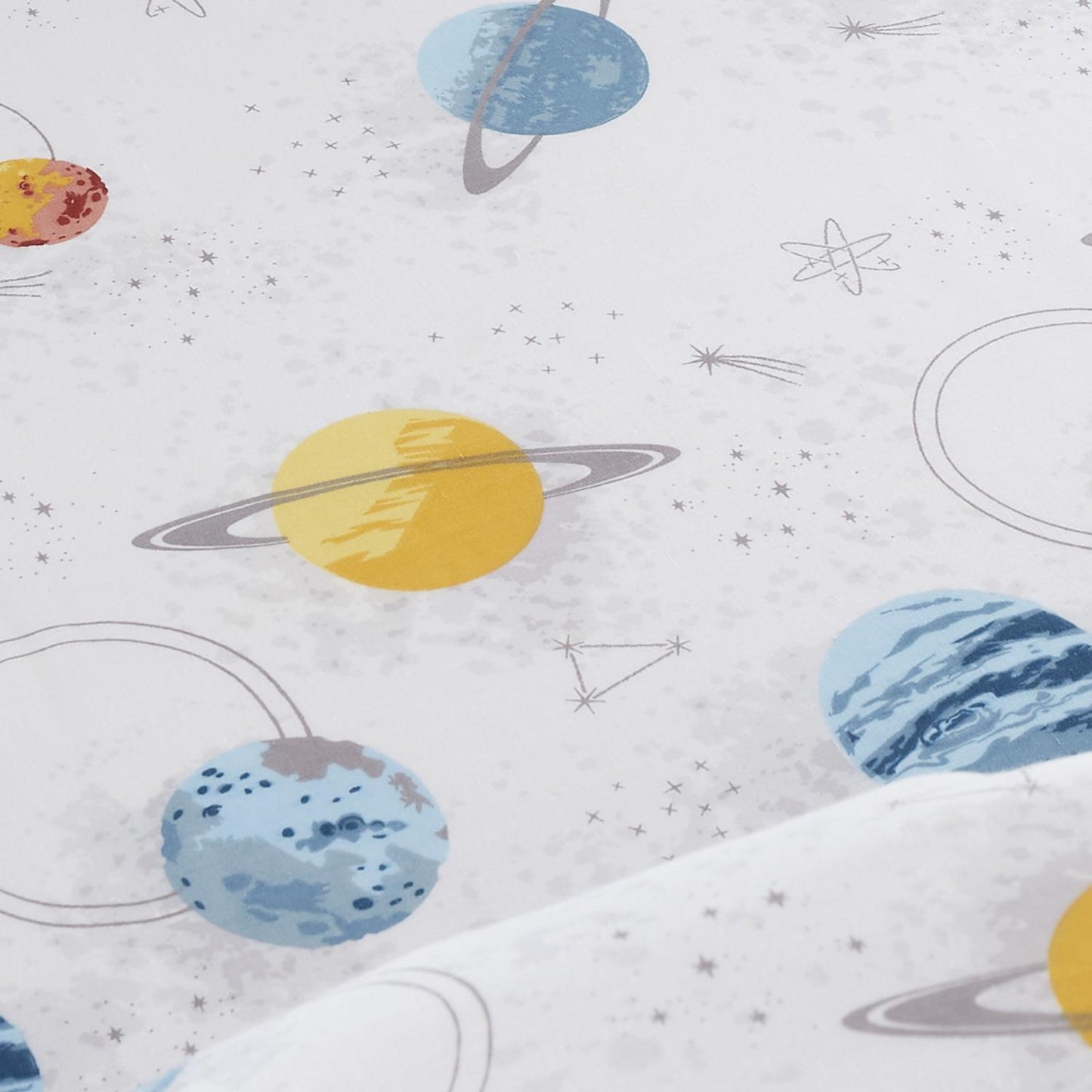 Outer Space Kids Fitted Bed Sheet