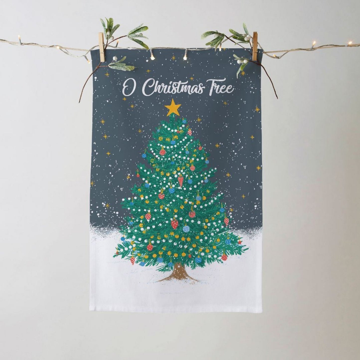 O Christmas Tree Cotton Tea Towel