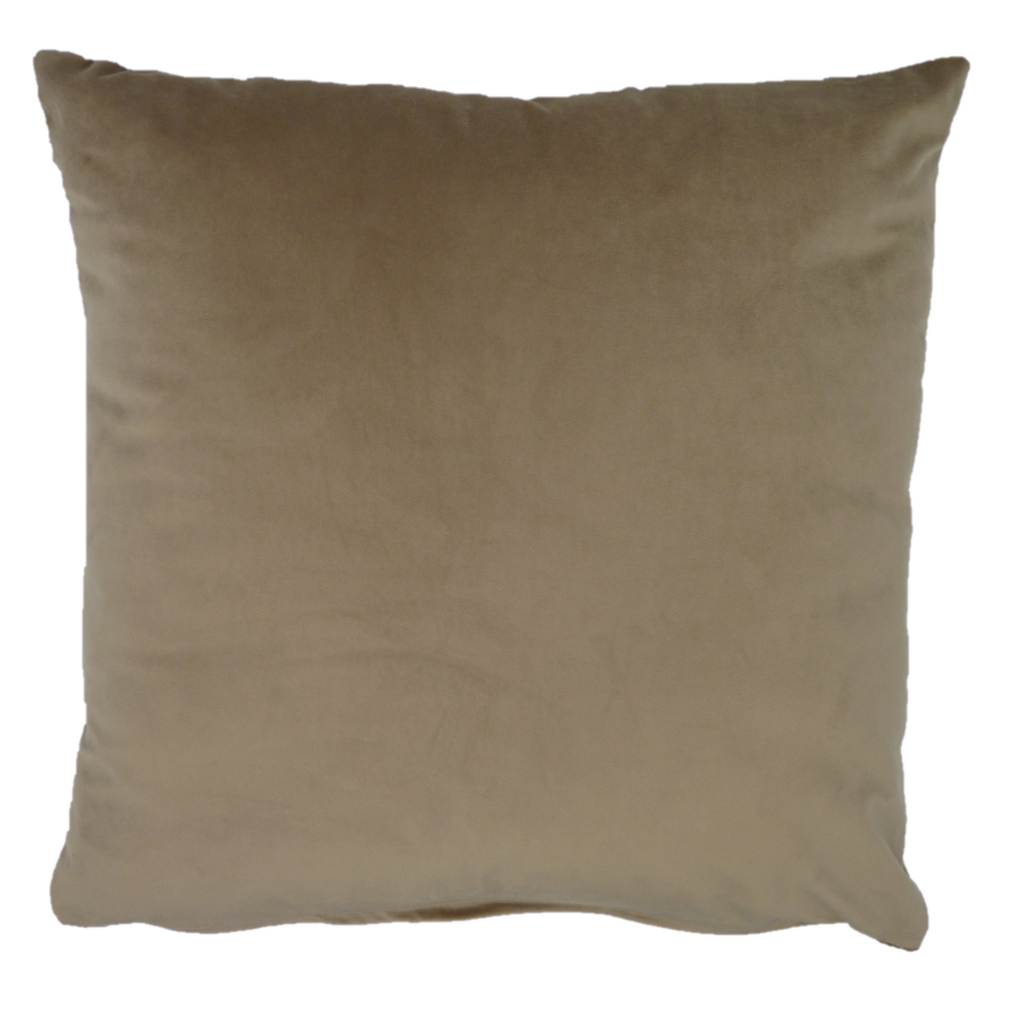 Opulence Biscuit Natural Velvet Cushion (50cm x 50cm)