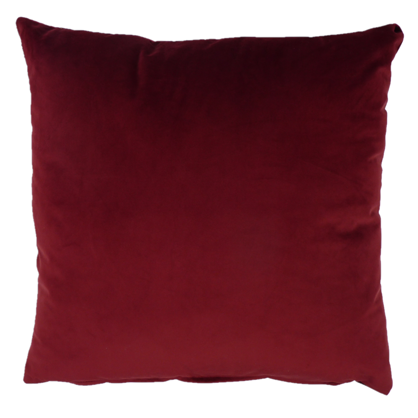 Opulence Burgundy Velvet Cushion Cover (50cm x 50cm)