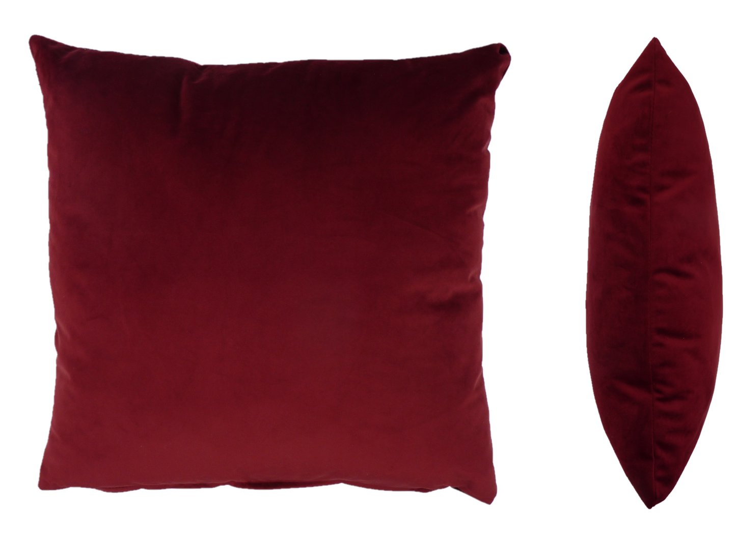 Opulence Burgundy Velvet Cushion Cover (50cm x 50cm)