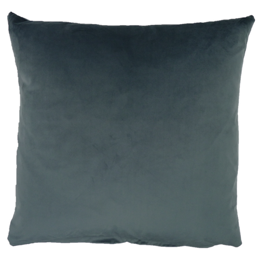 Opulence Petrol Blue Velvet Cushion (50cm x 50cm)