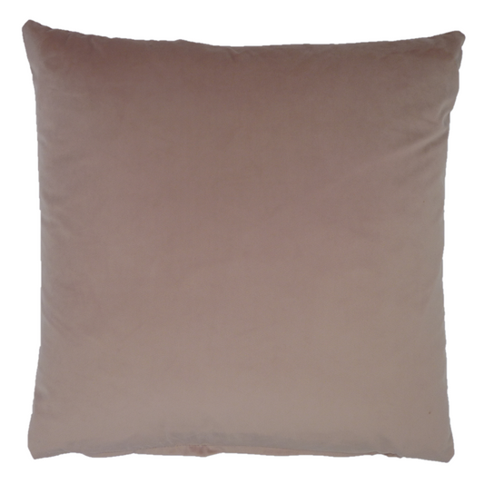 Opulence Powder Pink Velvet Cushion (50cm x 50cm)