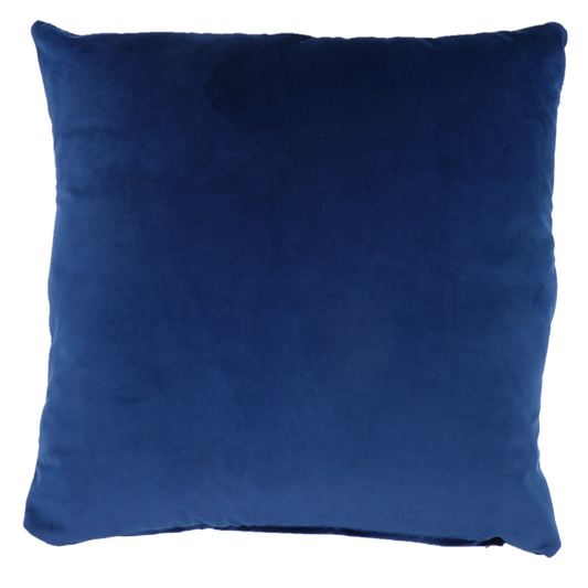 Opulence Royal Blue Velvet Cushion (50cm x 50cm)