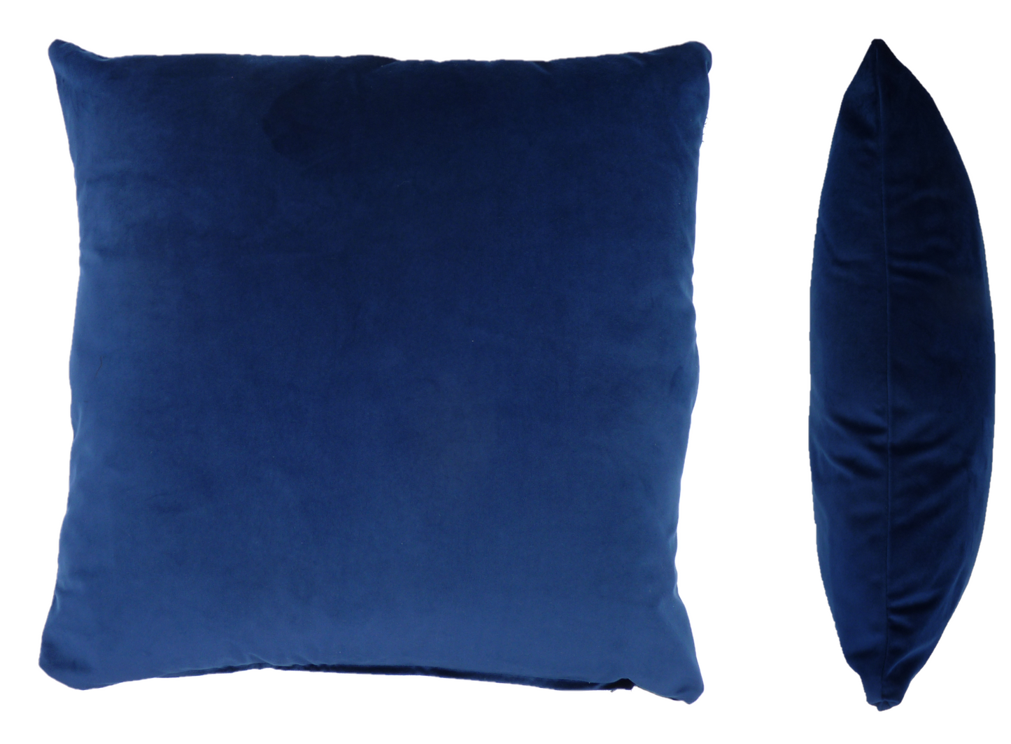 Opulence Royal Blue Velvet Cushion (50cm x 50cm)