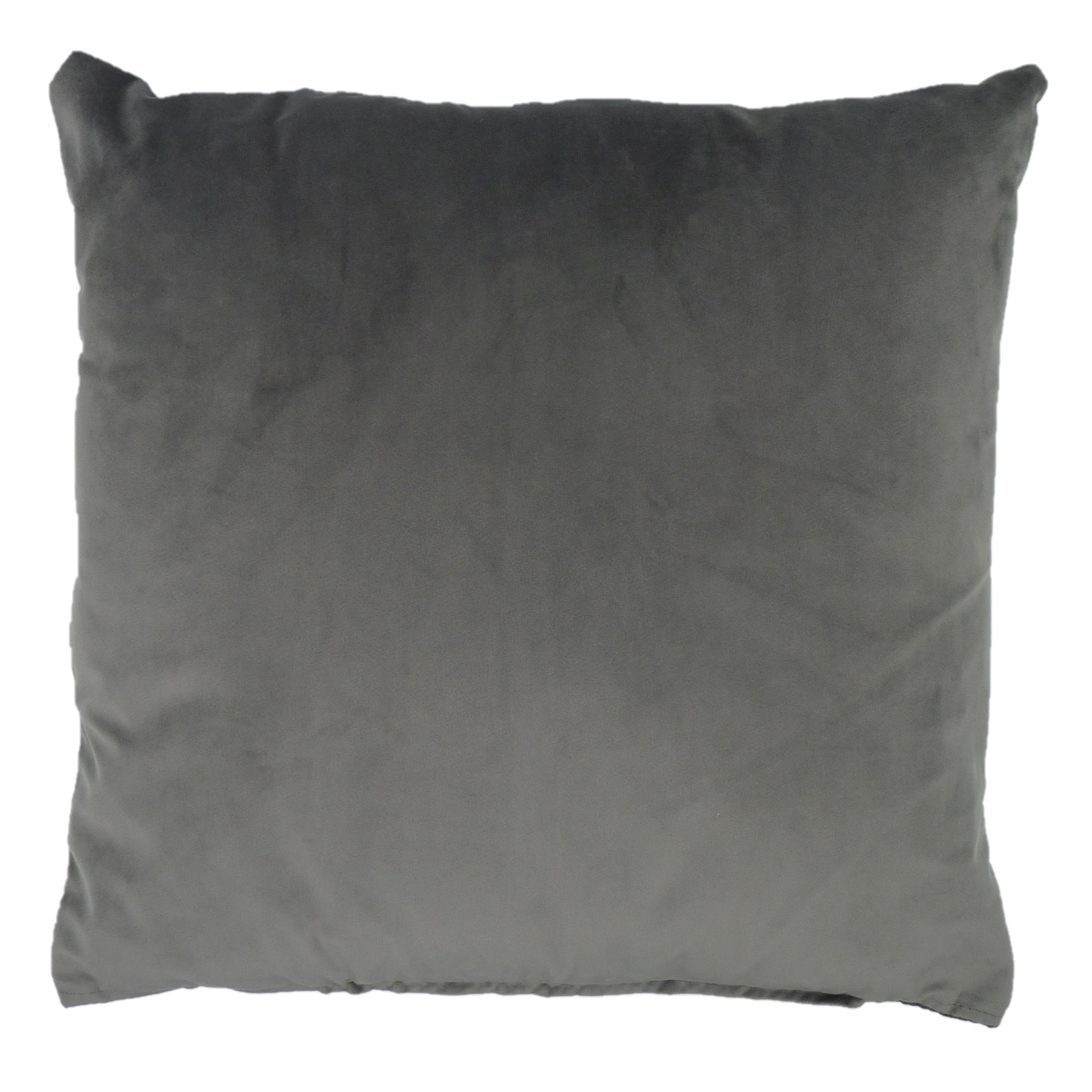 Opulence Steel Grey Velvet Cushion (50cm x 50cm)