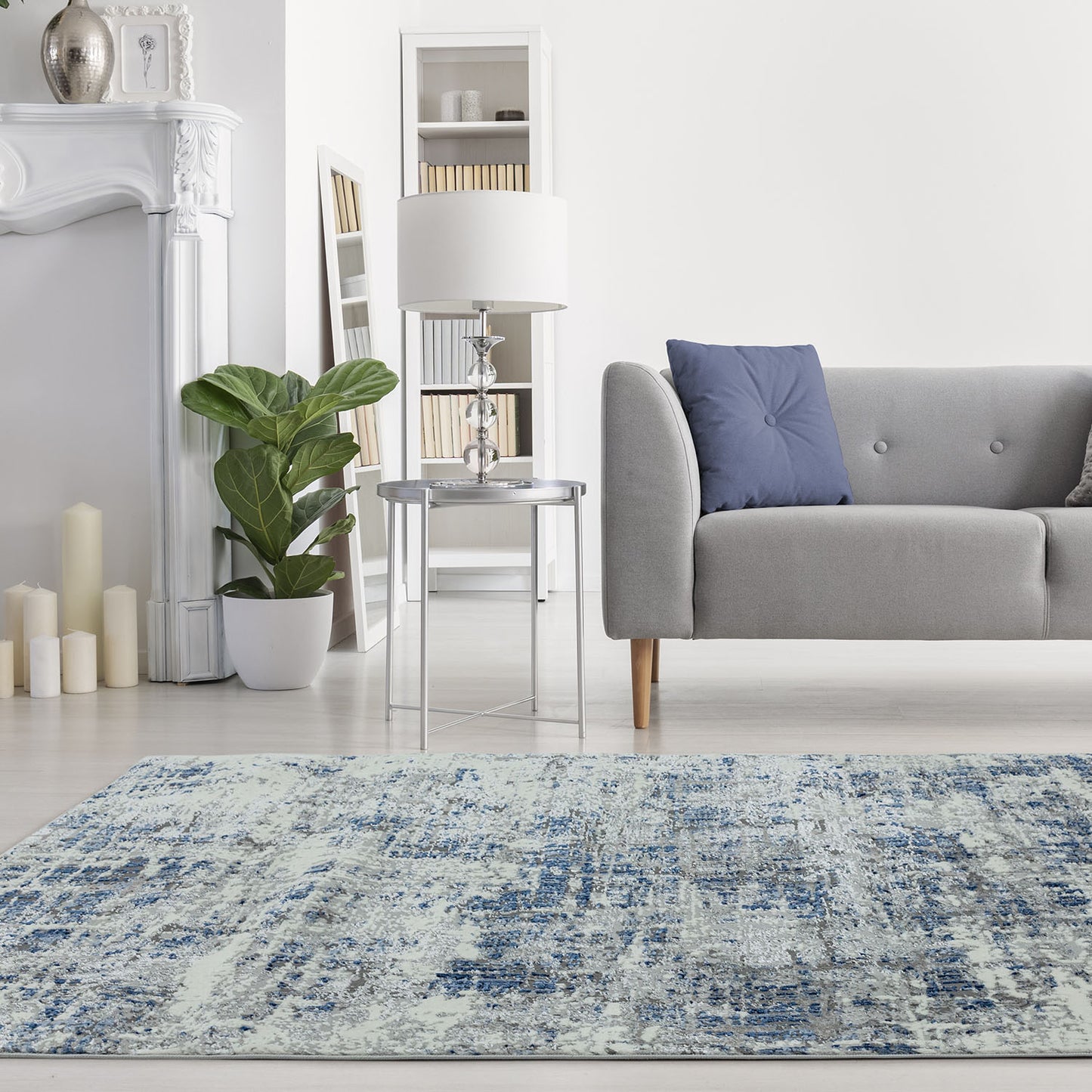 Orion OR04 Abstract Blue Rug