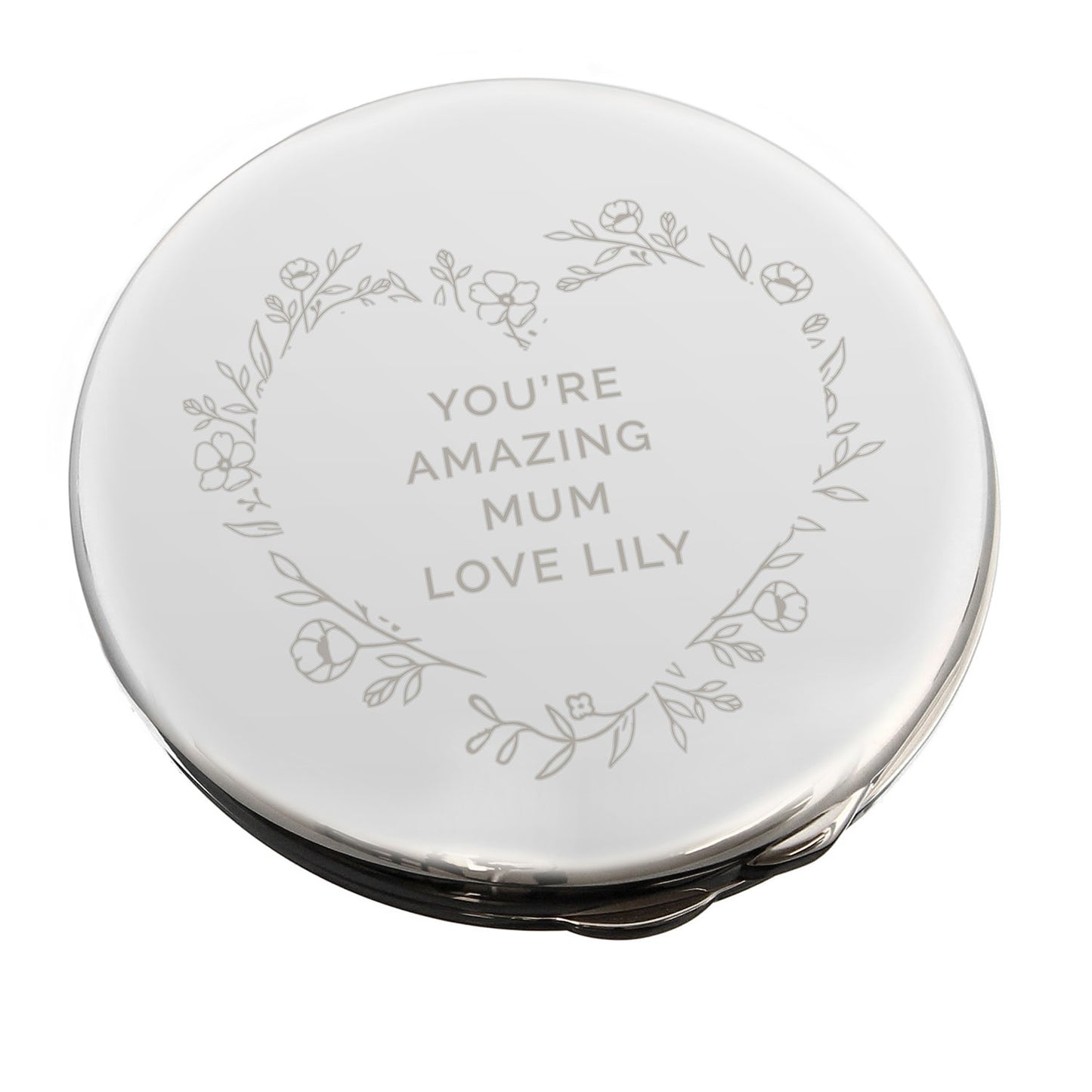 Personalised Handheld Compact Mirror