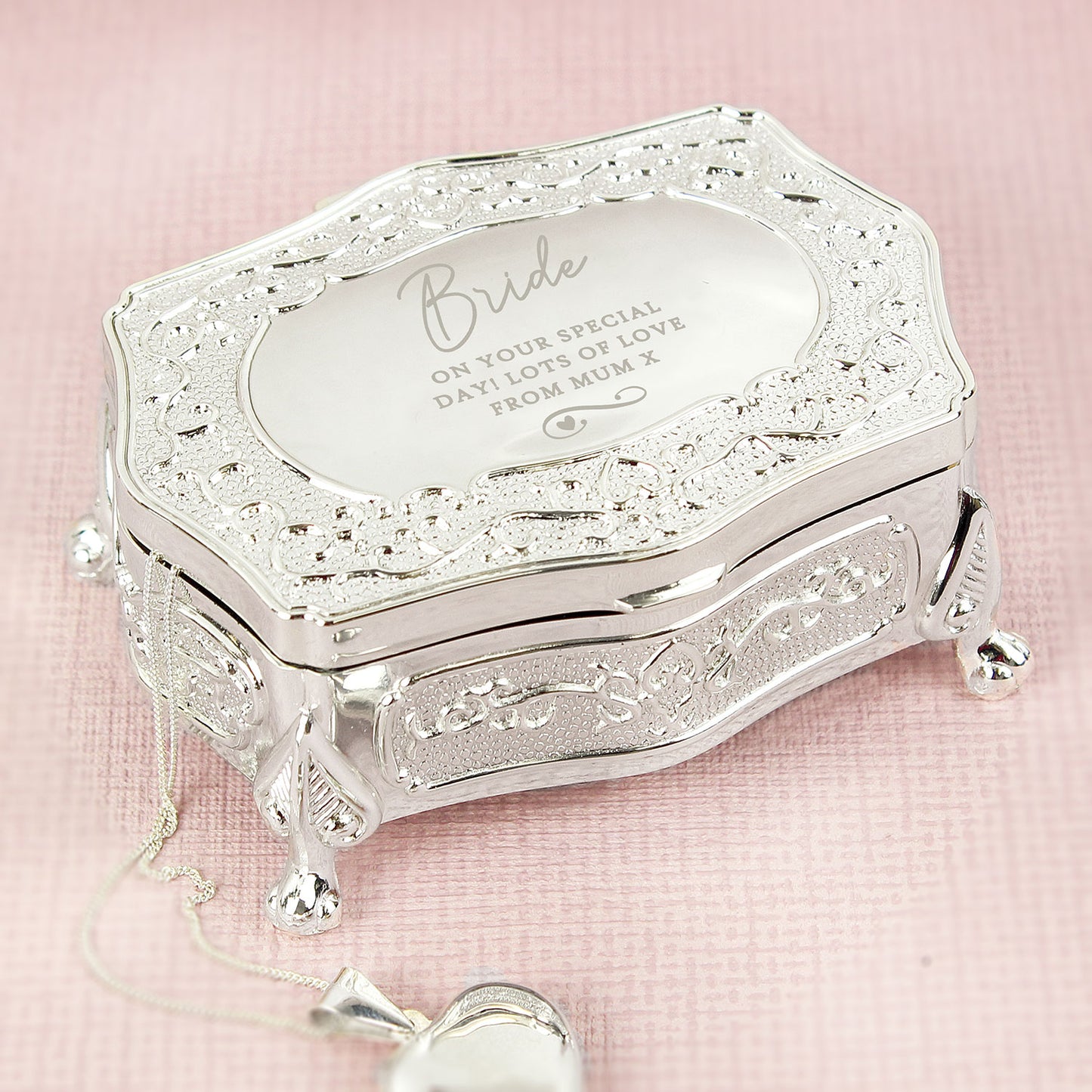 Personalised Antique Trinket Box