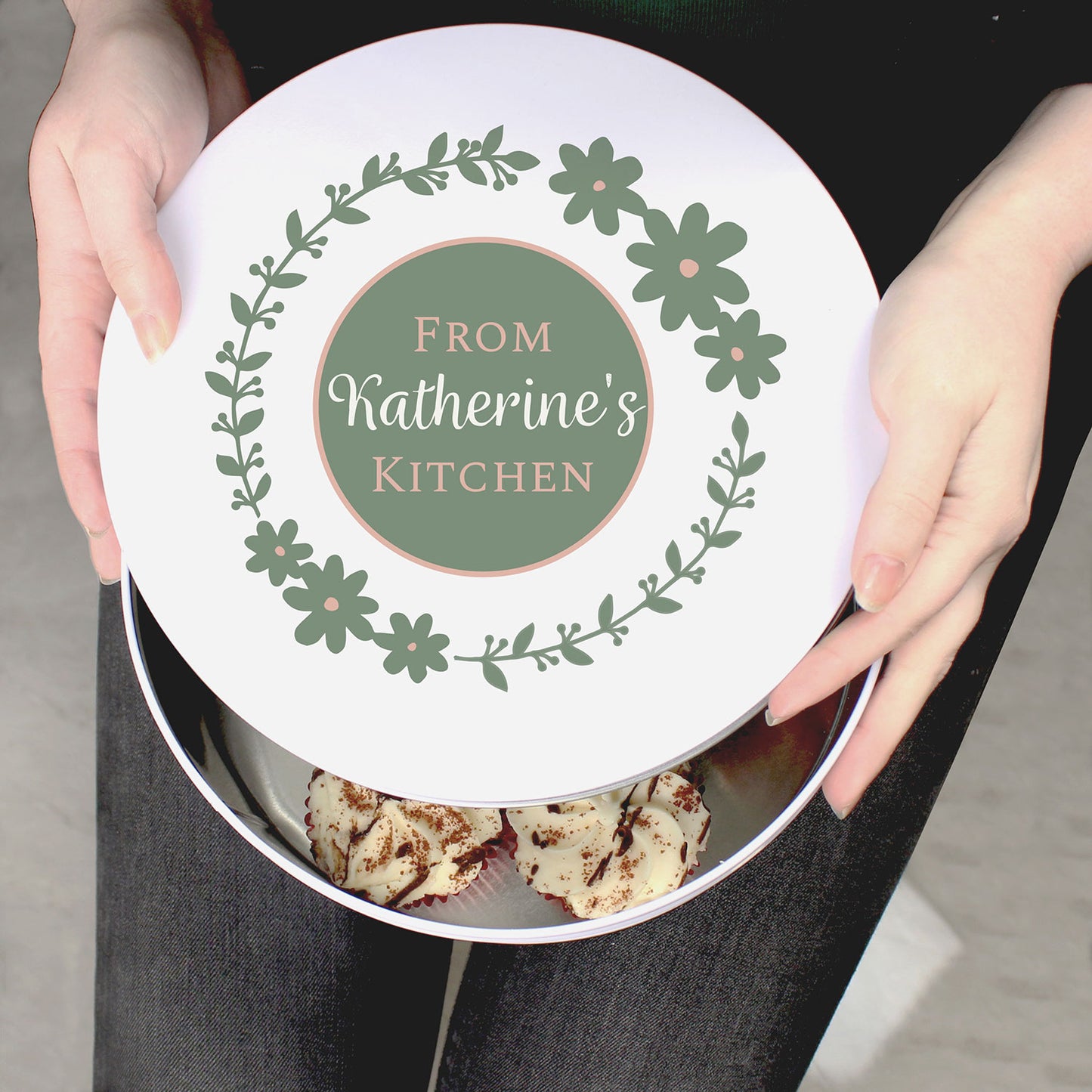 Personalised Botanical Cake Tin