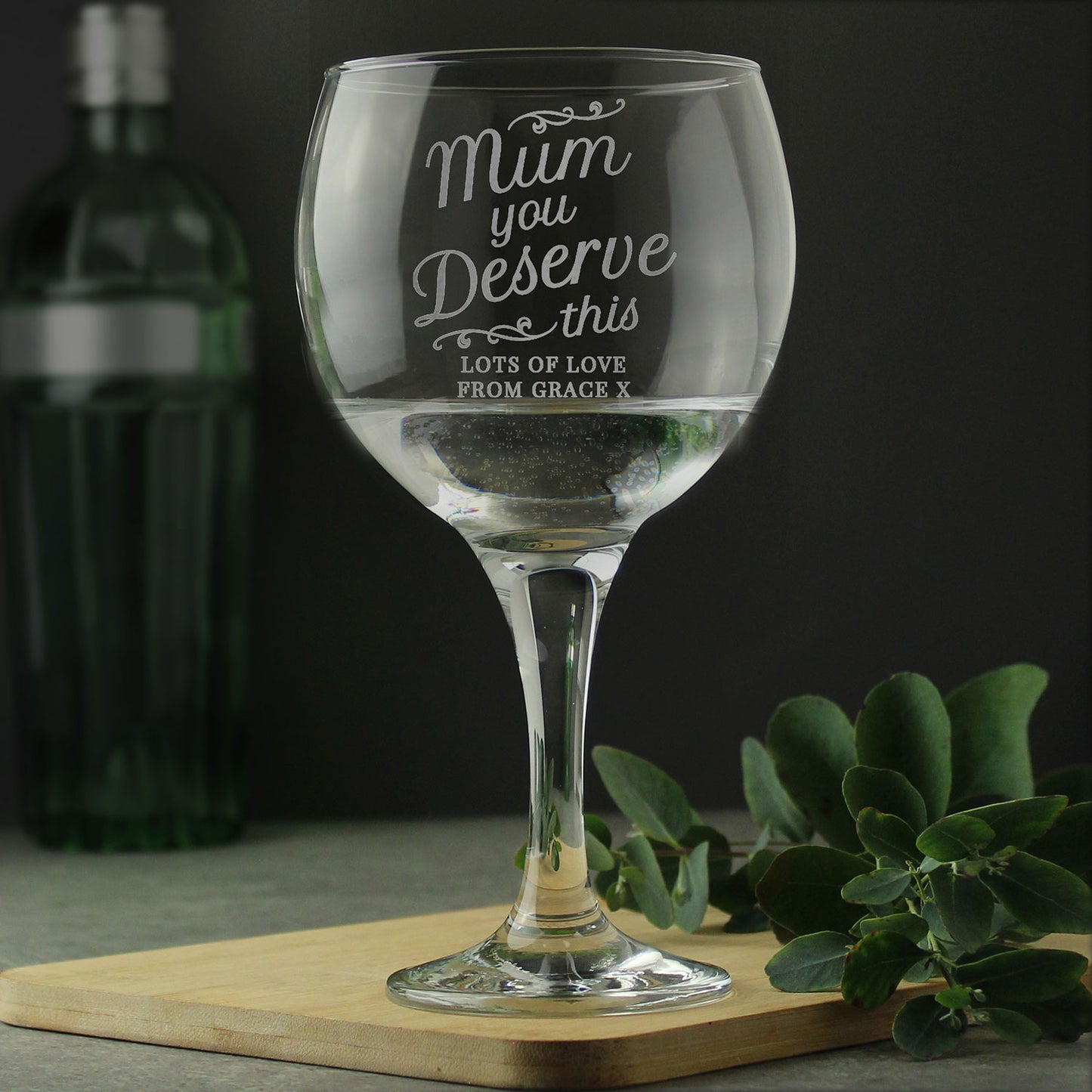 Personalised Gin Glass for Mum