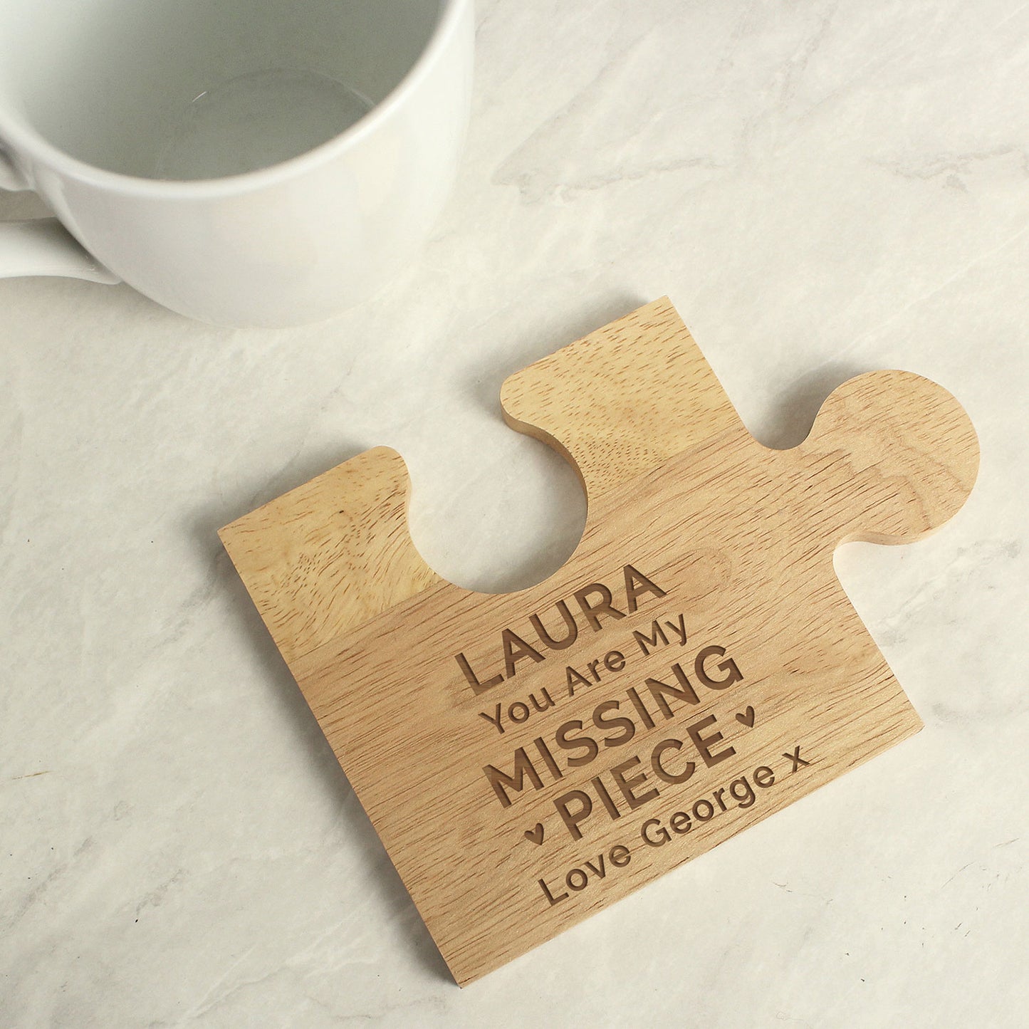 Personalised "Missing Piece" Wooden Jigsaw Piece