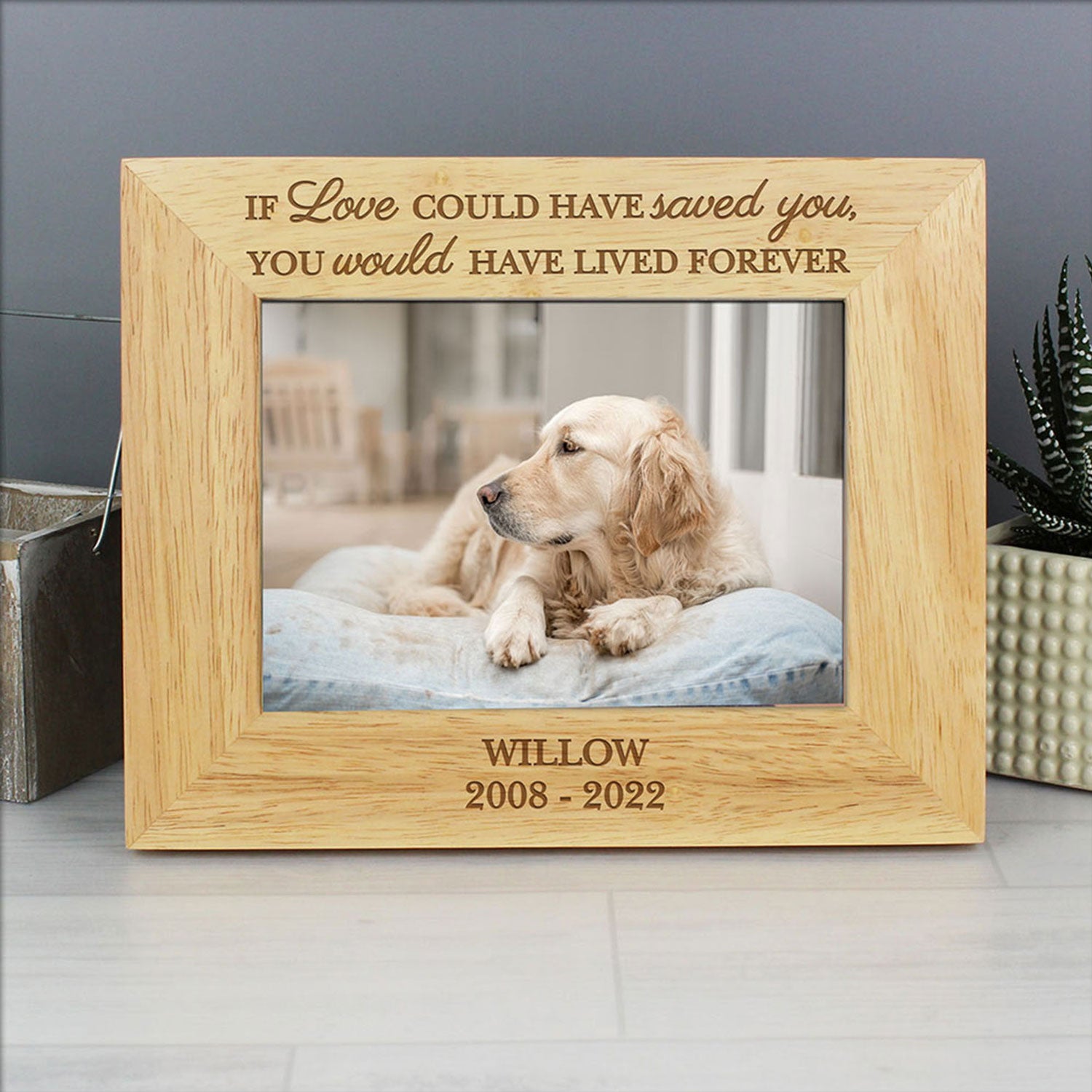 Personalised Pet Memorial 6x4 Photo Frame Julian Charles Home