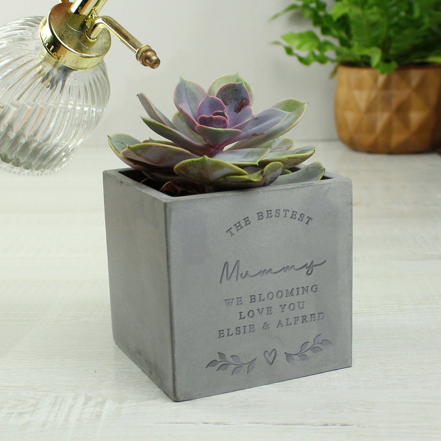 Personalised Concrete Plant Pot