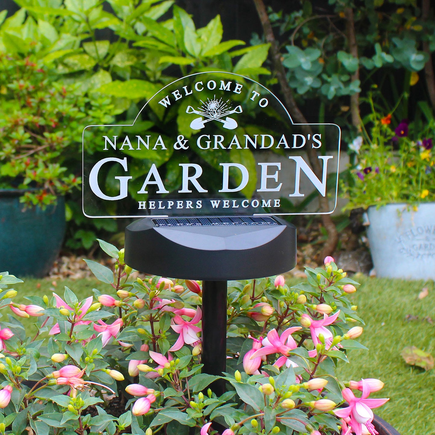 Personalised Garden Solar Light