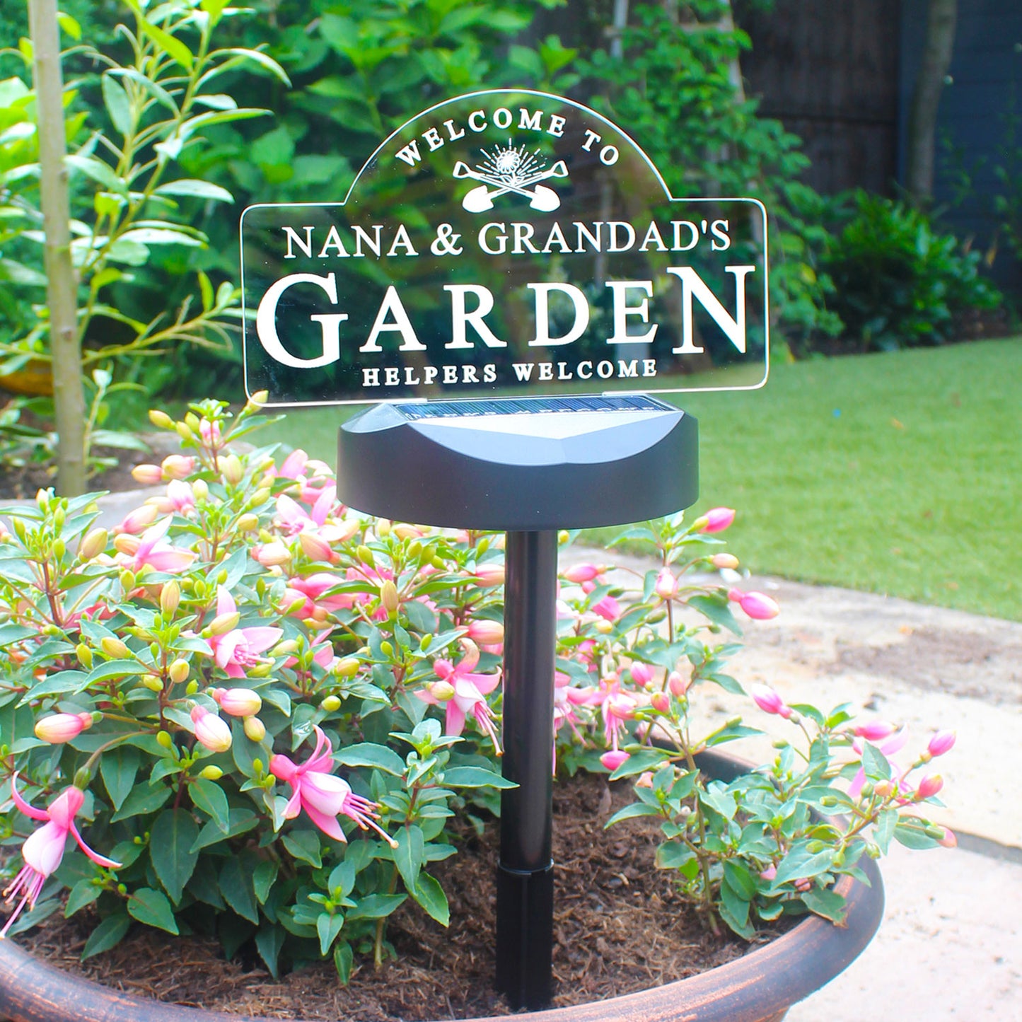 Personalised Garden Solar Light