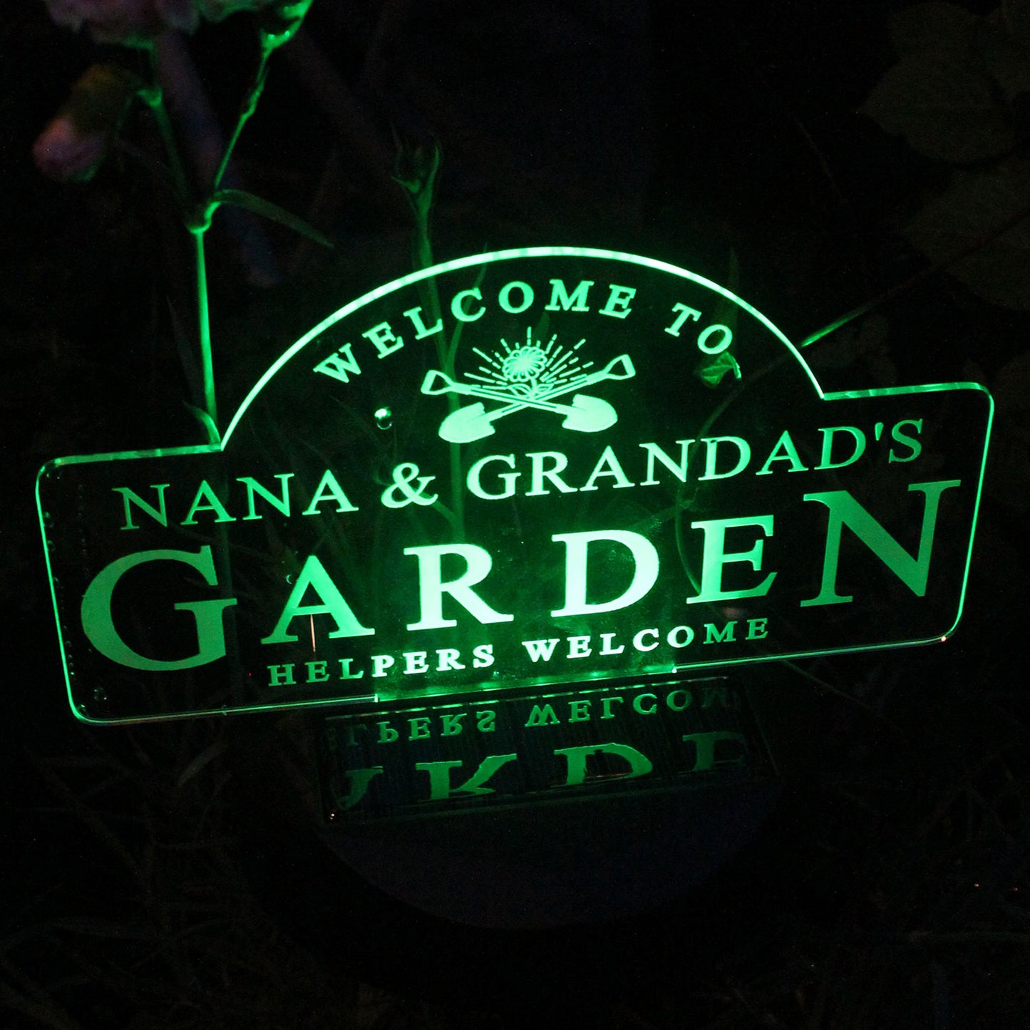 Personalised Garden Solar Light