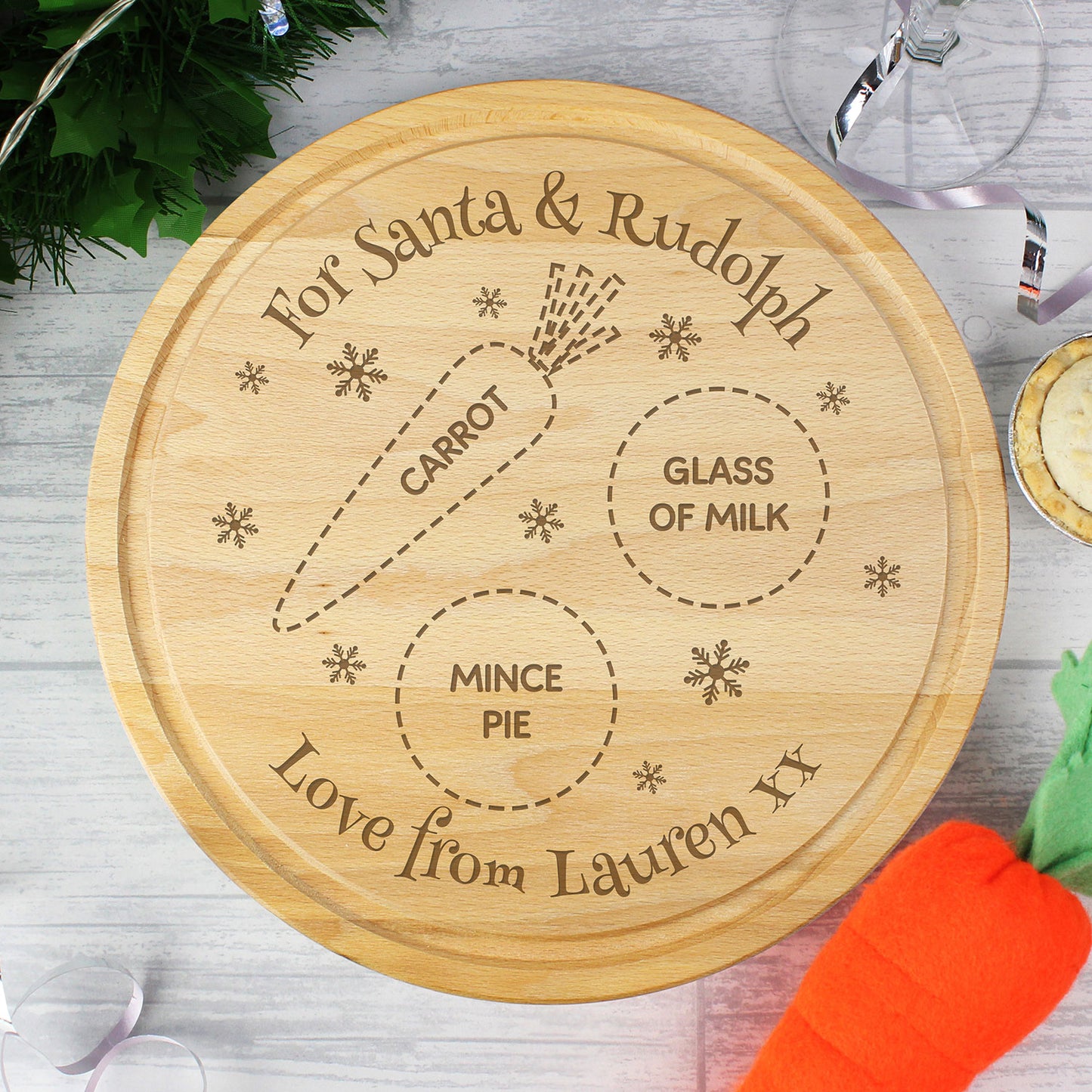 Personalised Christmas Eve Board