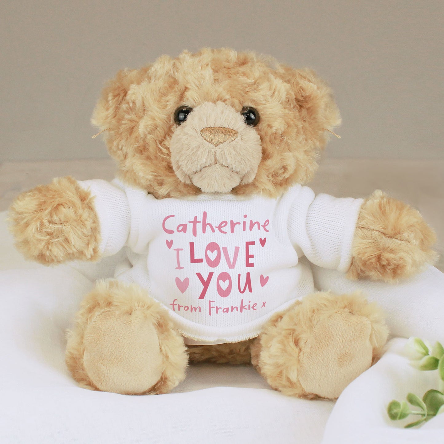 Personalised Love Teddy Bear