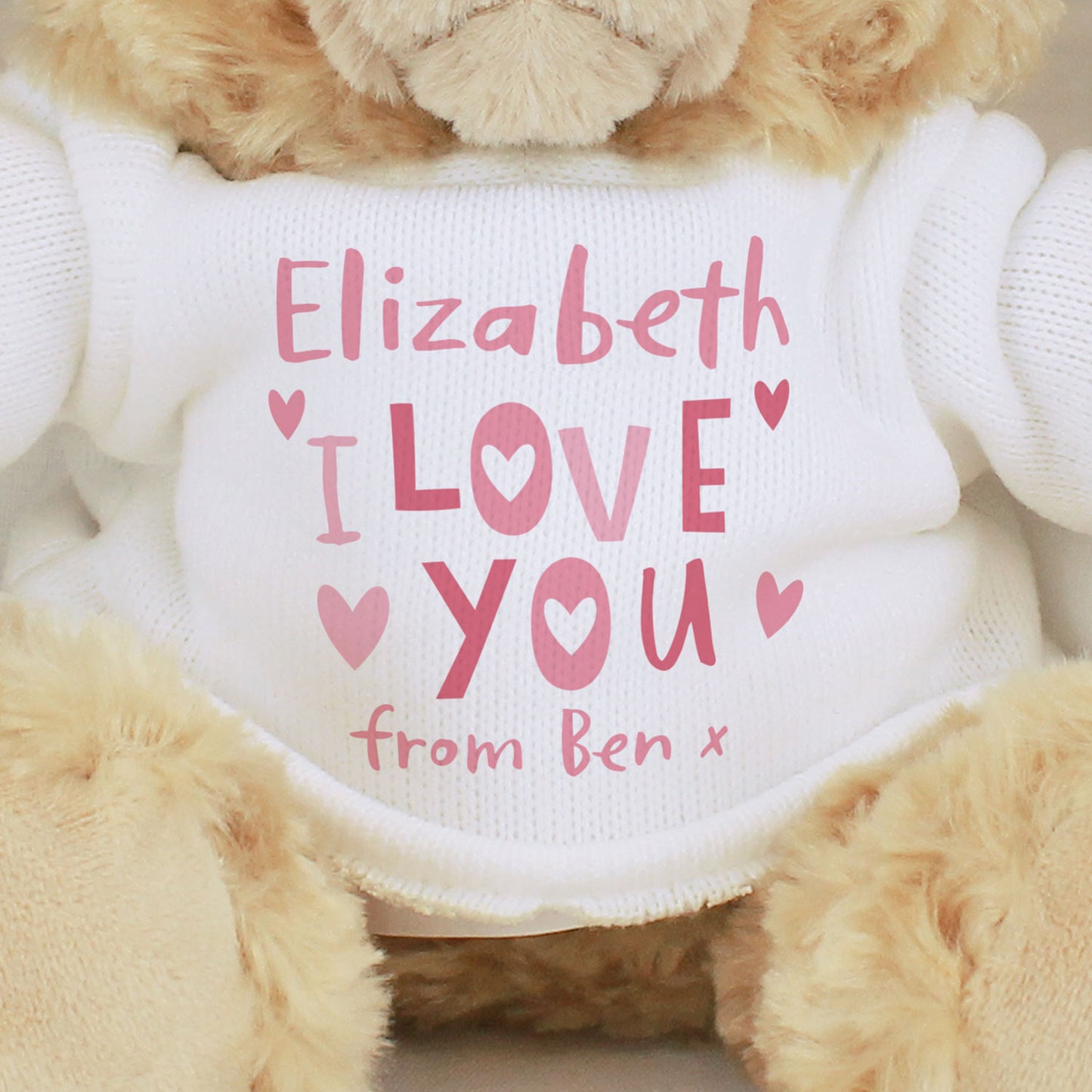 Personalised Love Teddy Bear