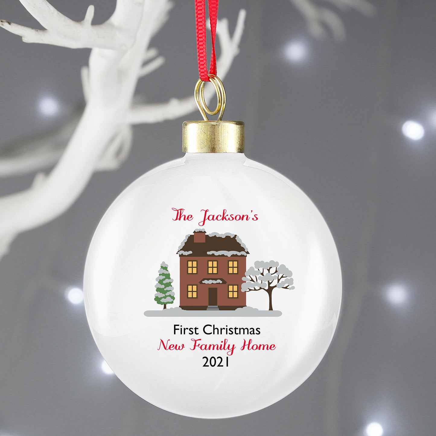 Personalised Cosy Christmas Bauble