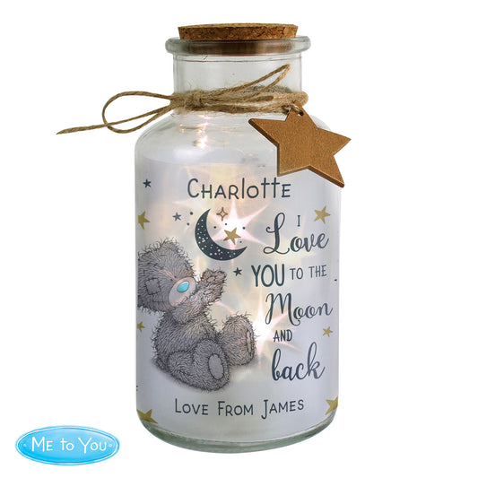 Personalised LED Light Up Jar