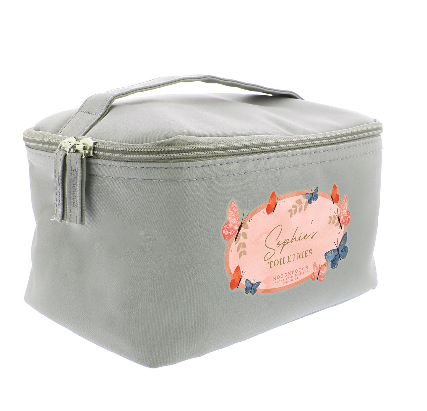 Personalised Butterfly Toiletry Bag