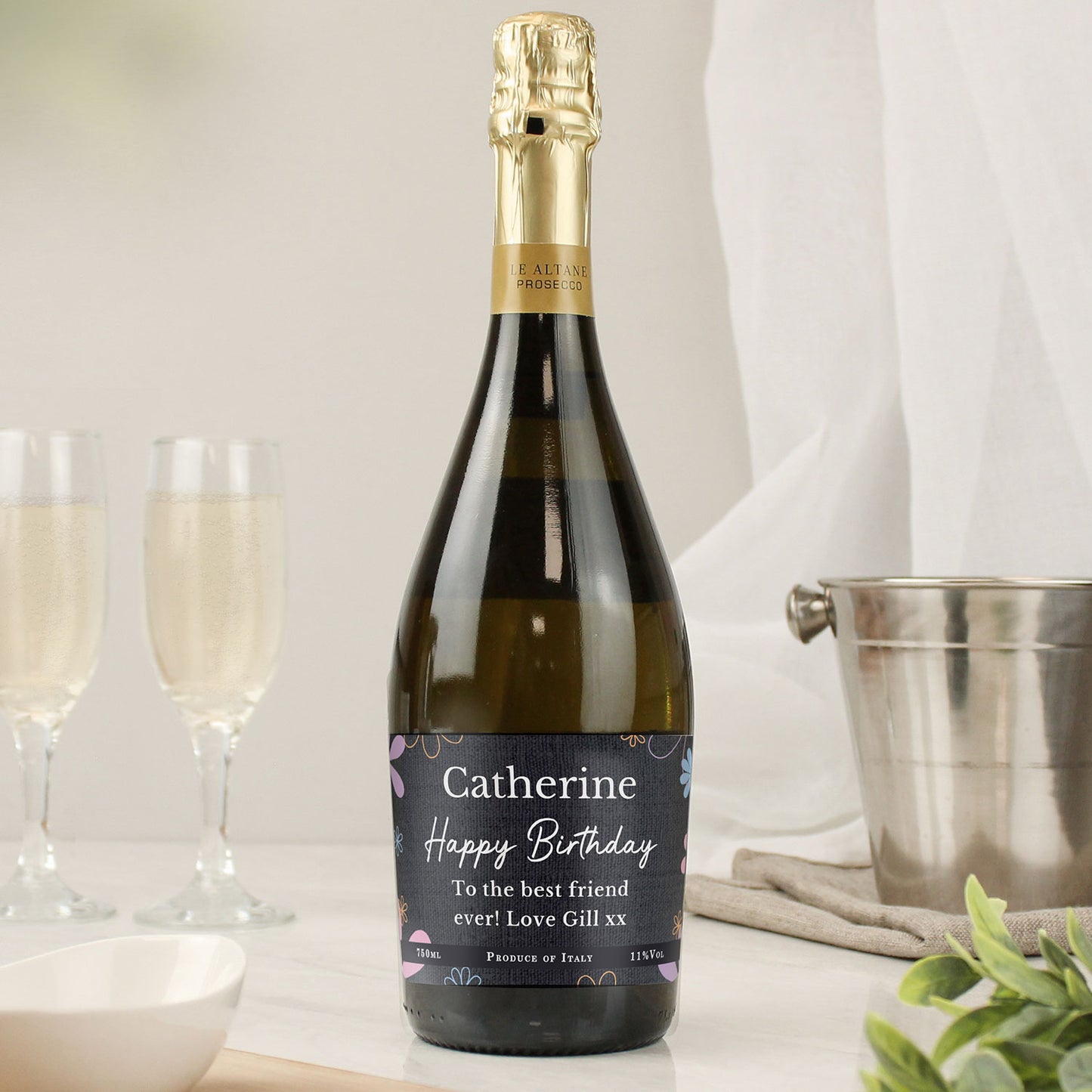 Personalised Prosecco 750ml Bottle