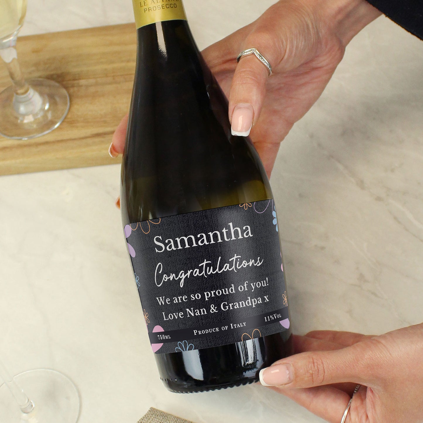 Personalised Prosecco 750ml Bottle
