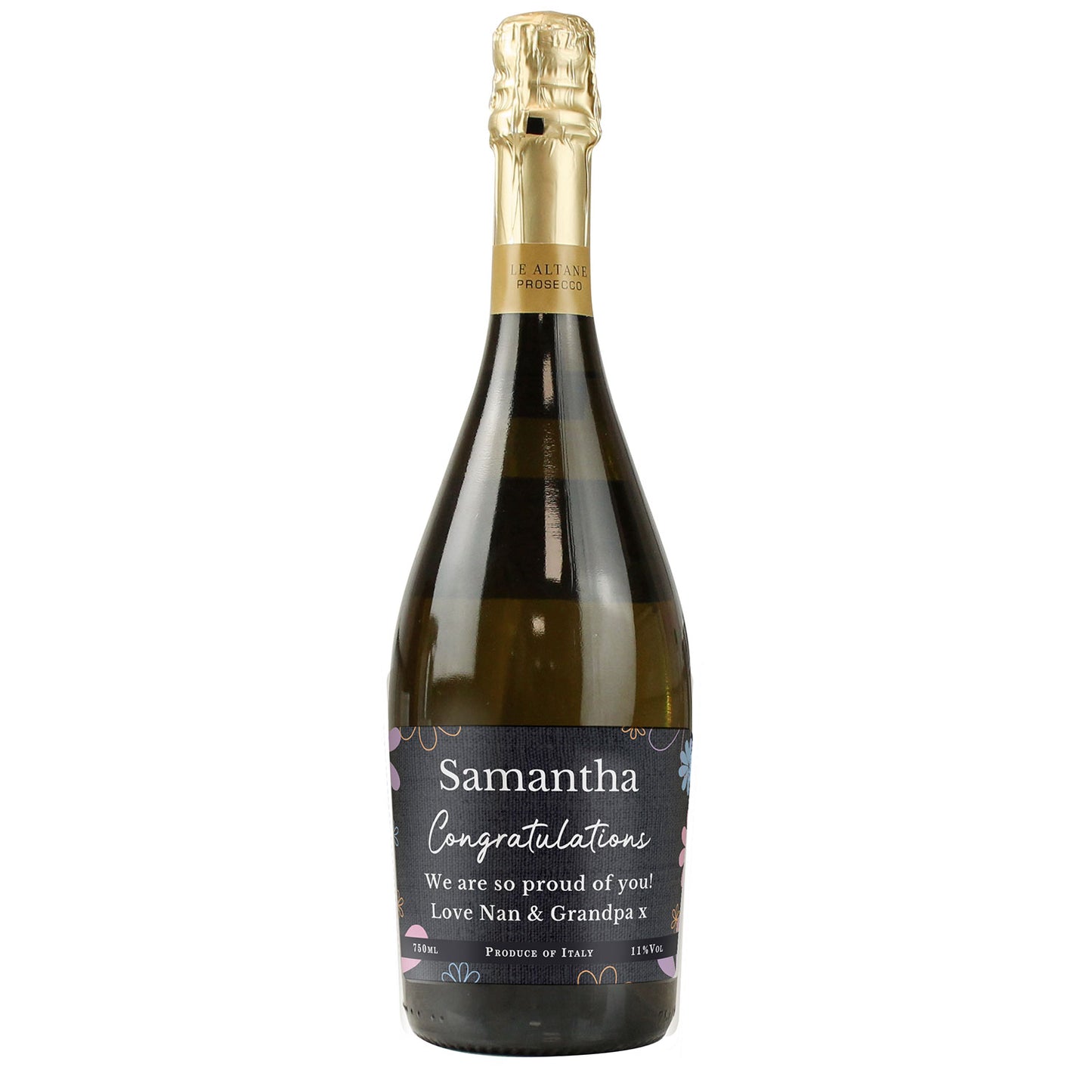 Personalised Prosecco 750ml Bottle