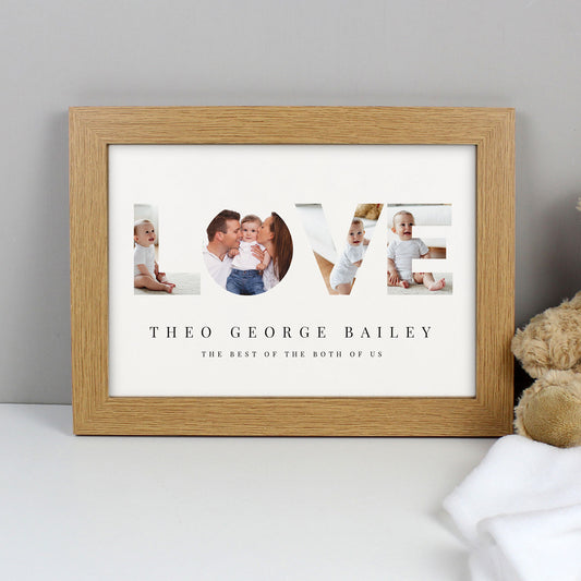 Personalised Love A4 Framed Print