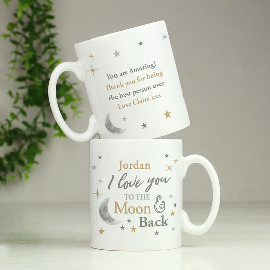 Personalised "To The Moon & Back" Mug