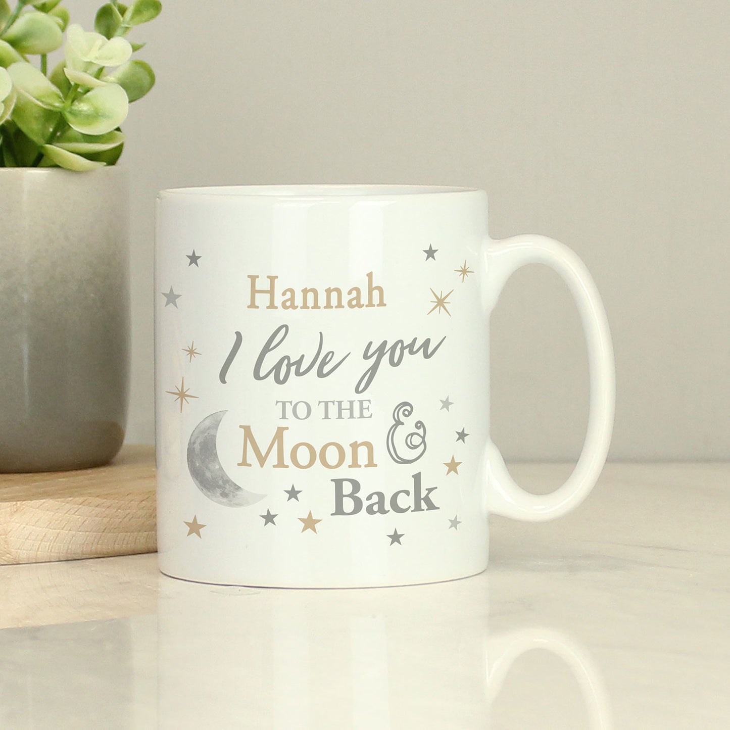 Personalised "To The Moon & Back" Mug