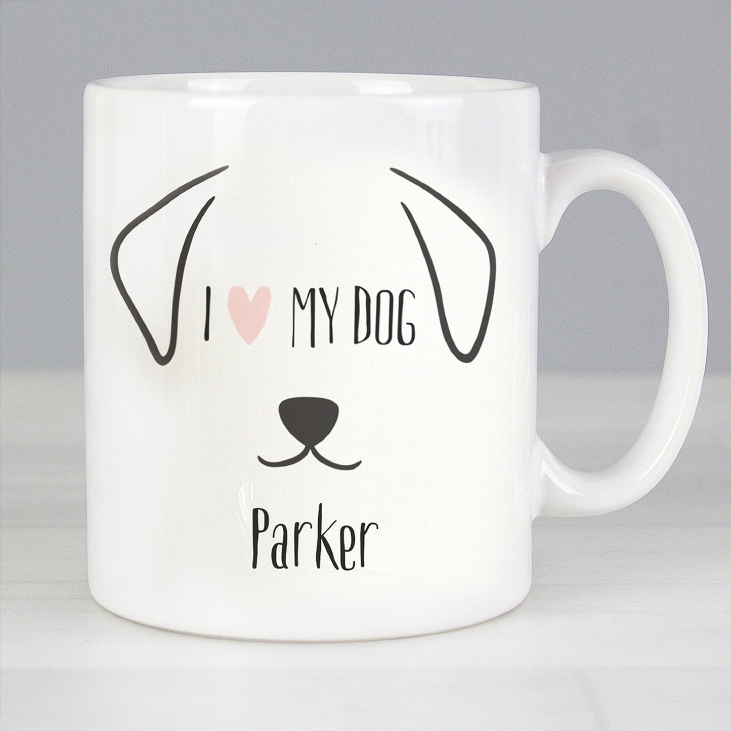 Personalised Dog Features Mug