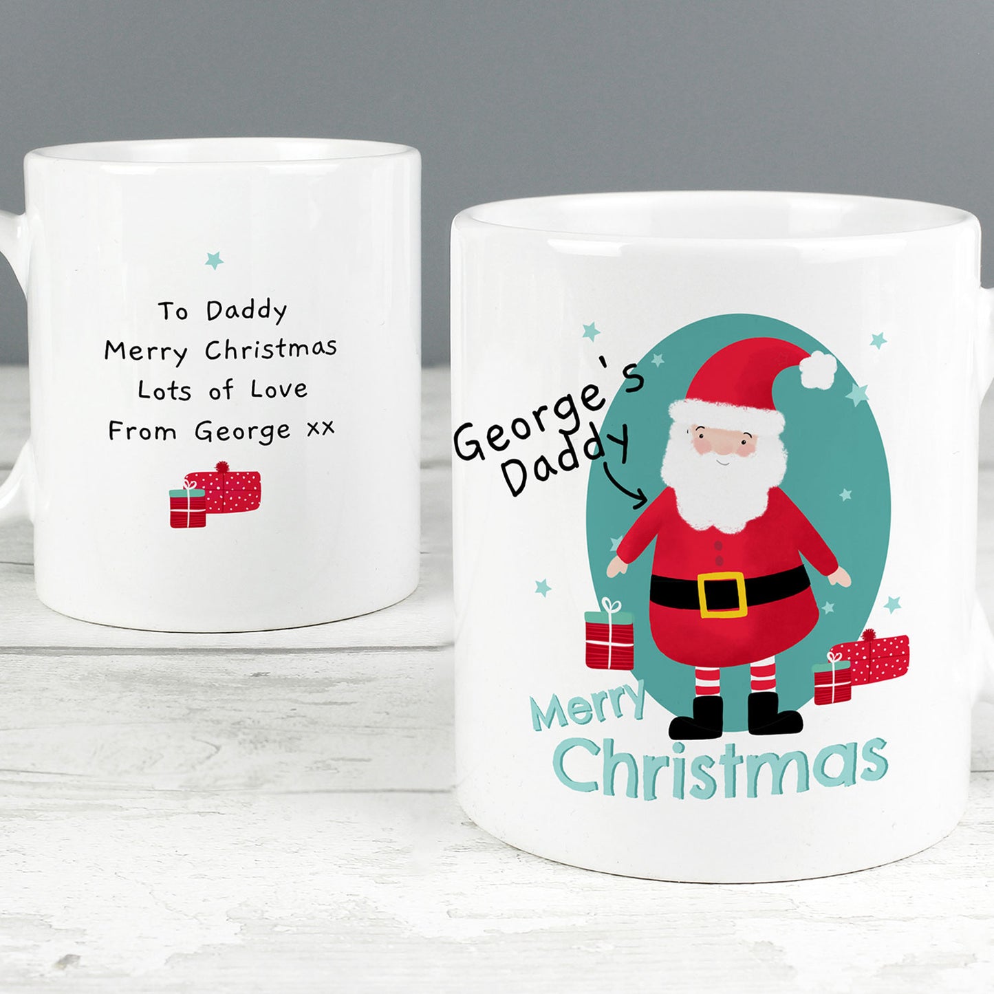 Personalised Mr Claus Christmas Mug