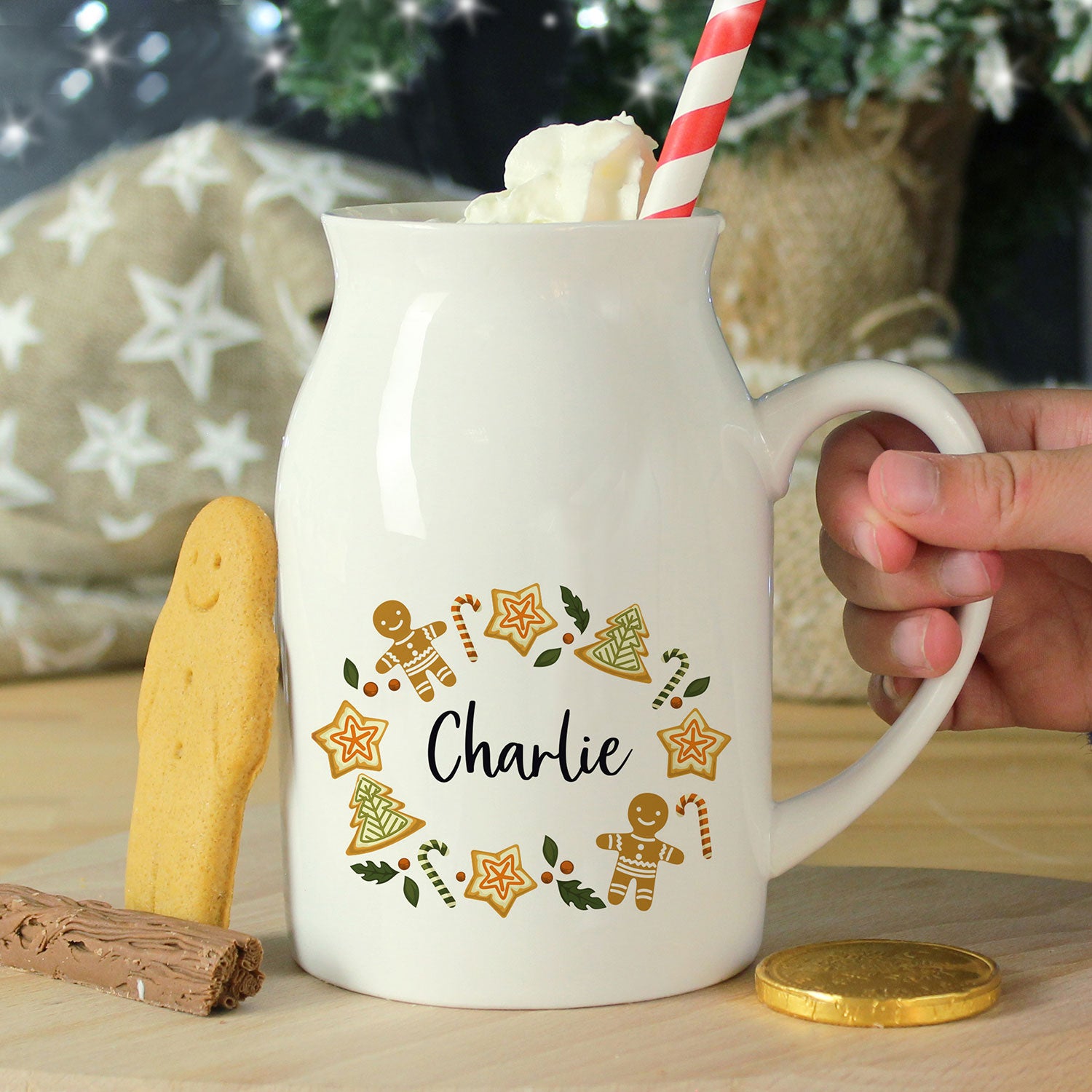 Personalised Christmas Milk Jug Julian Charles Home