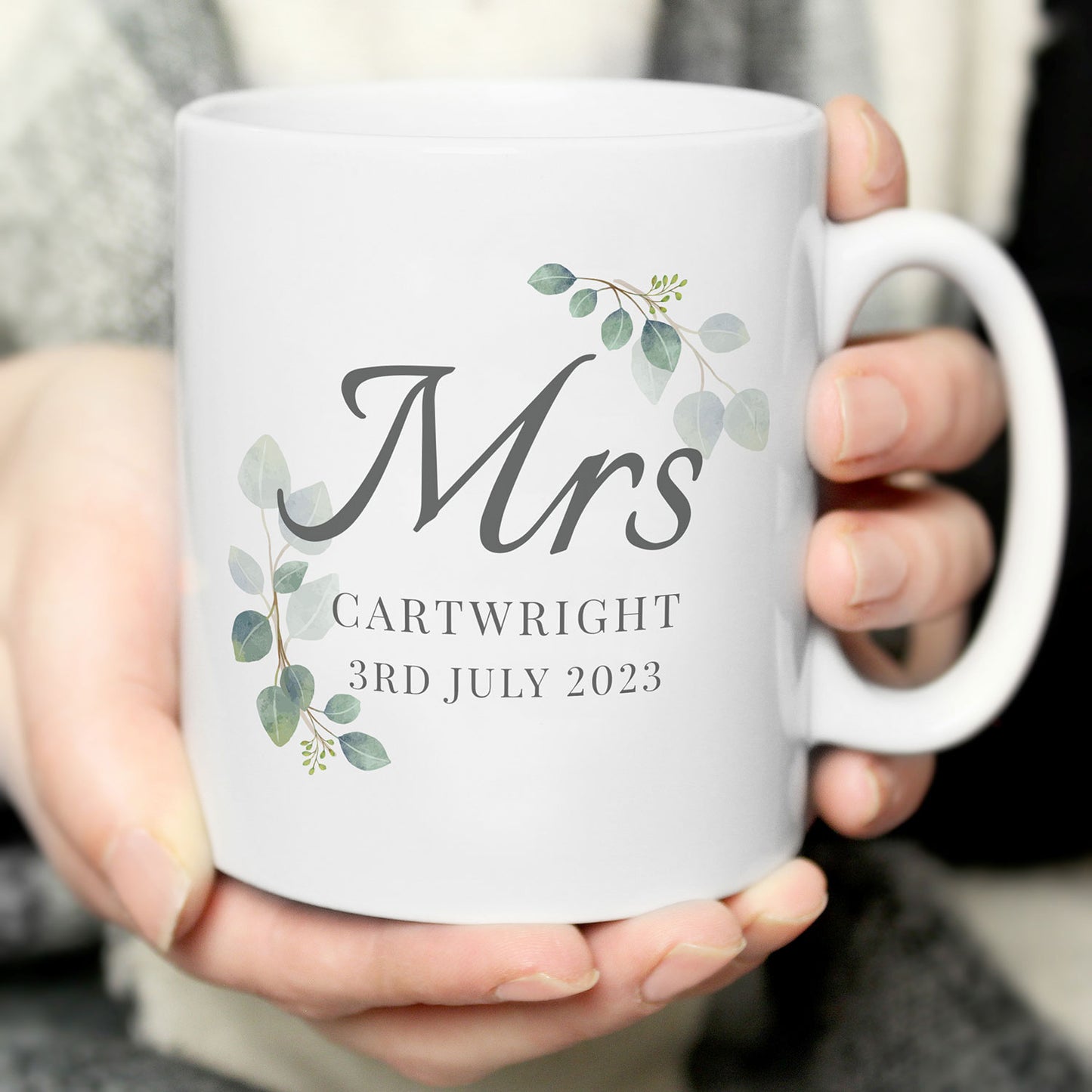 Personalised Mrs Mug