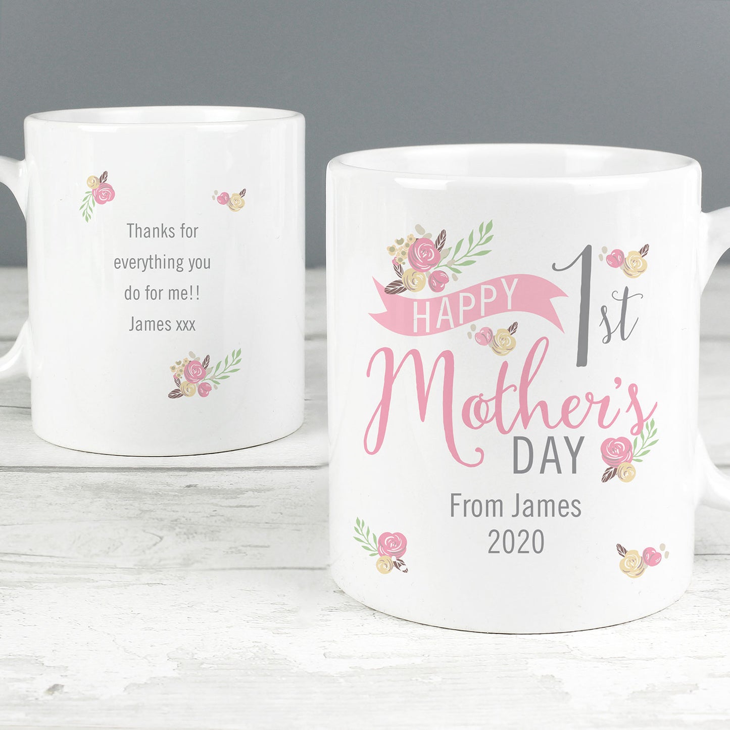 Personalised 1st Mother's Day Mug