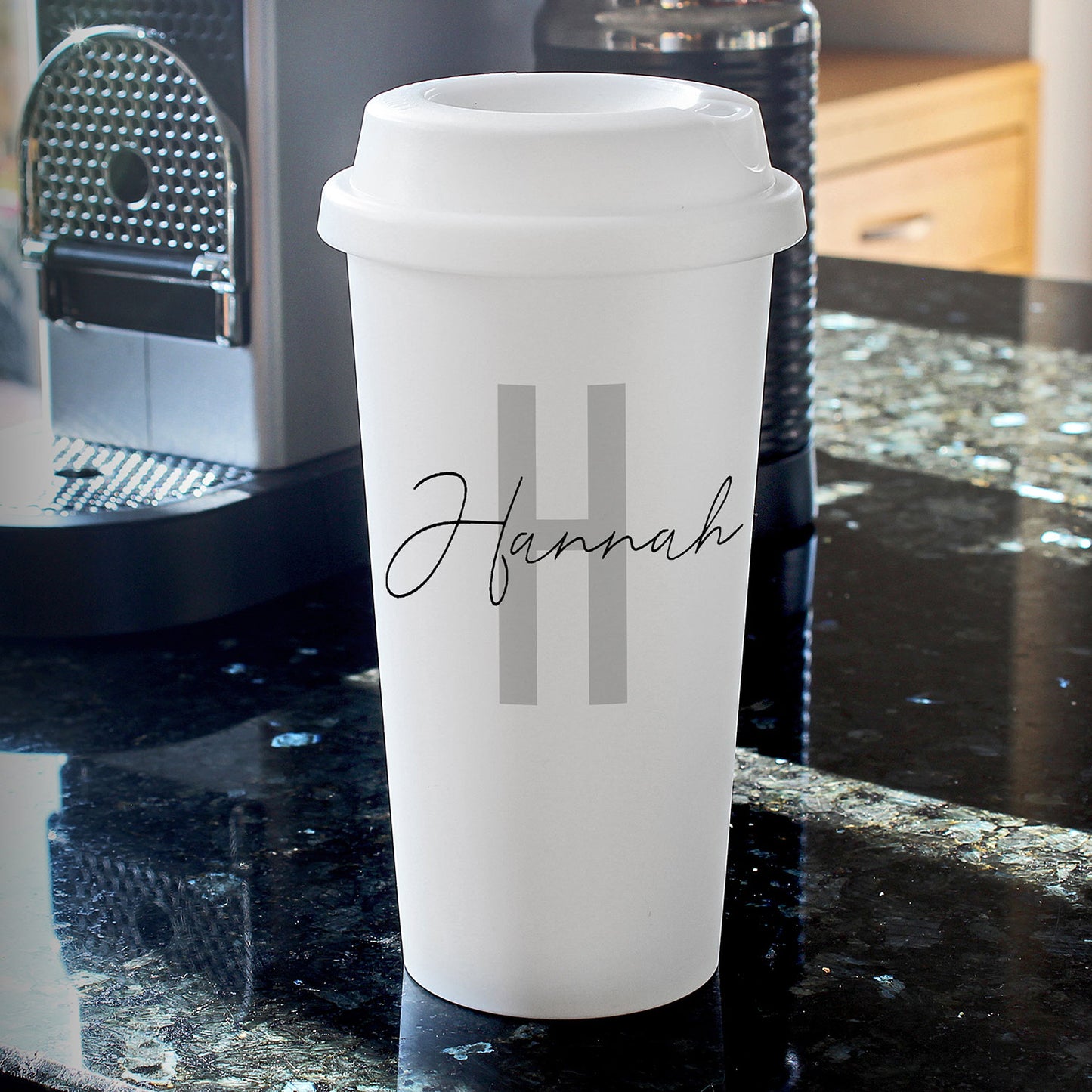 Personalised Initial Travel Cup